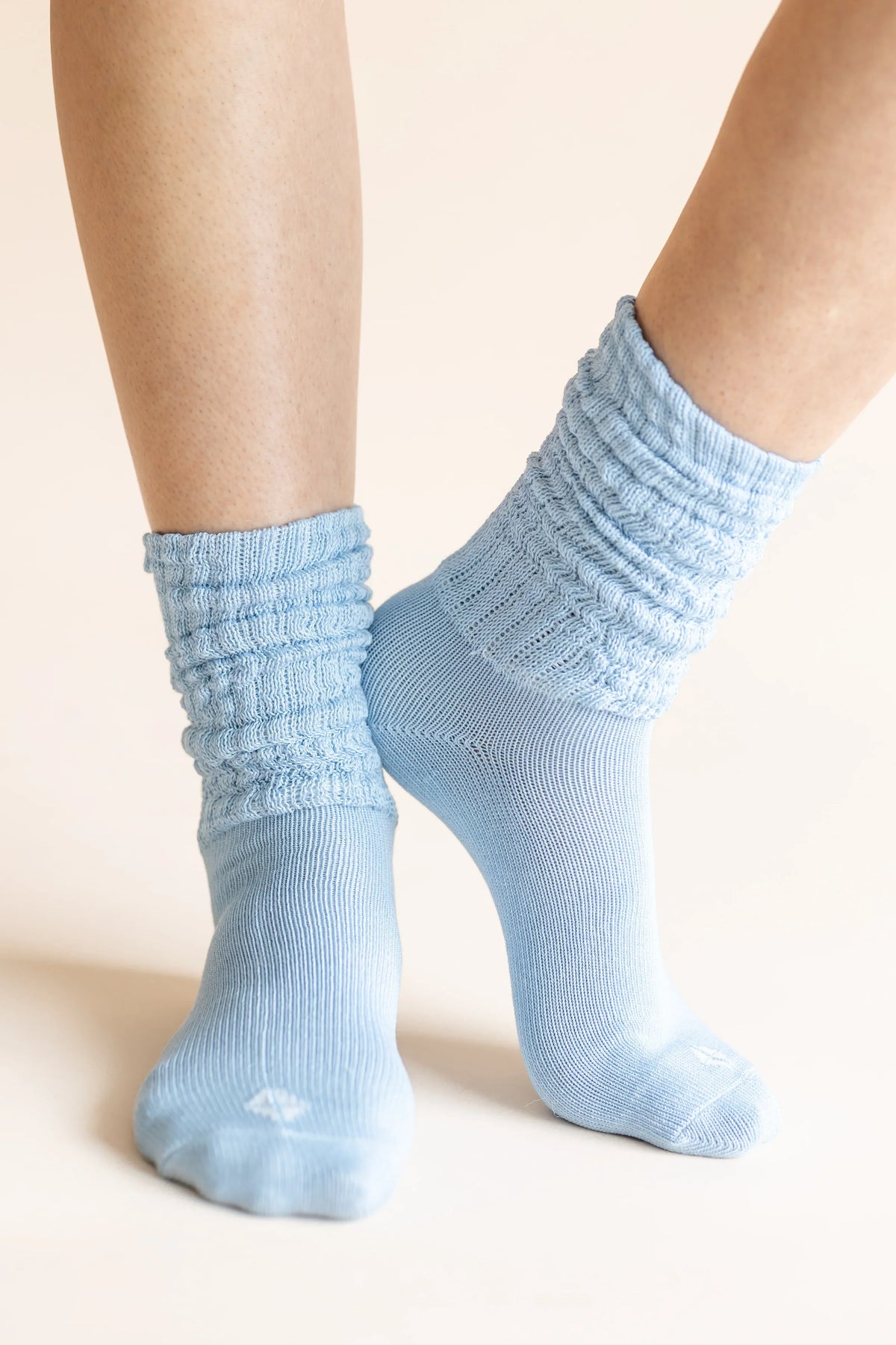 Adult Scrunch Socks in Breeze Main image