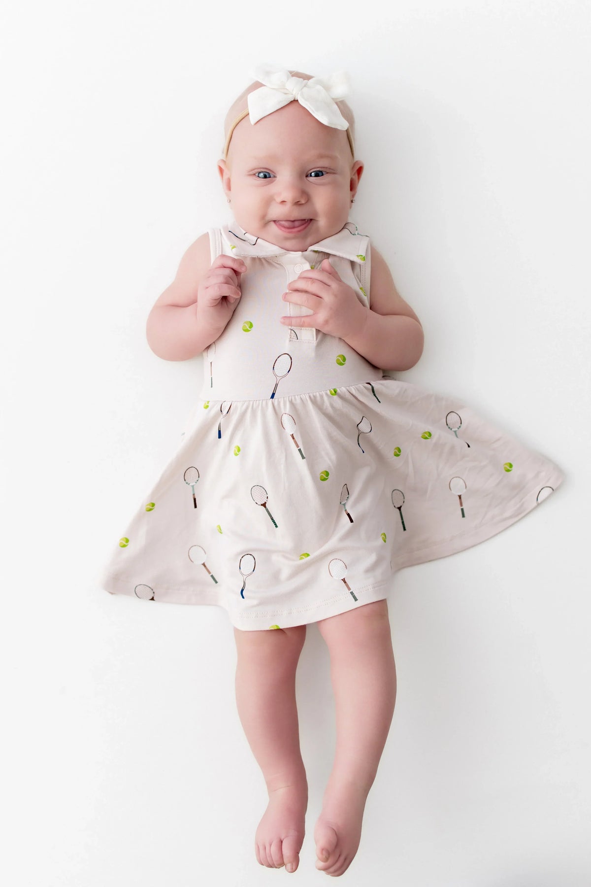 Polo Bodysuit Dress in Tennis Main image