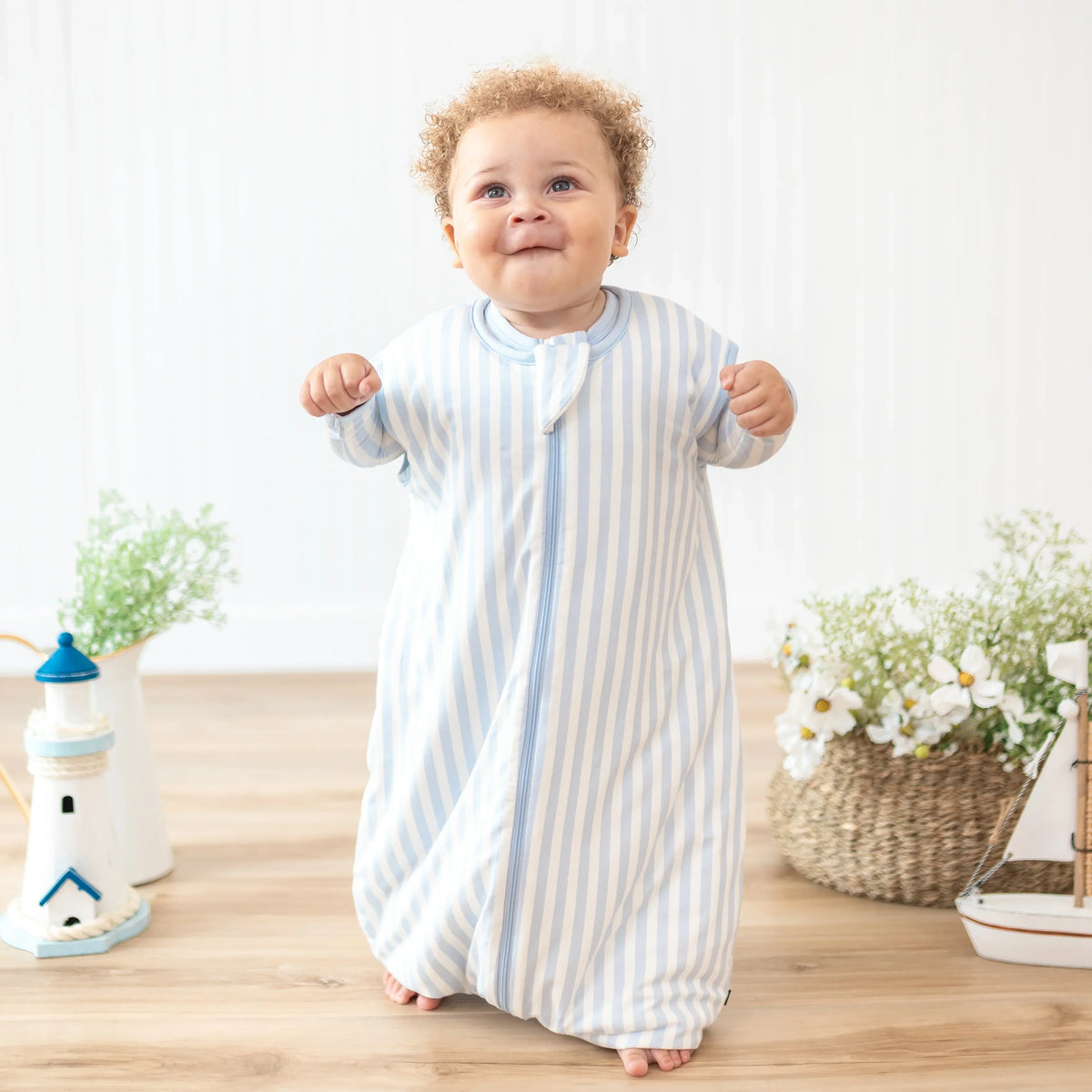 Sleep Bag Walker in Small Mist Stripe 1.0 Main image