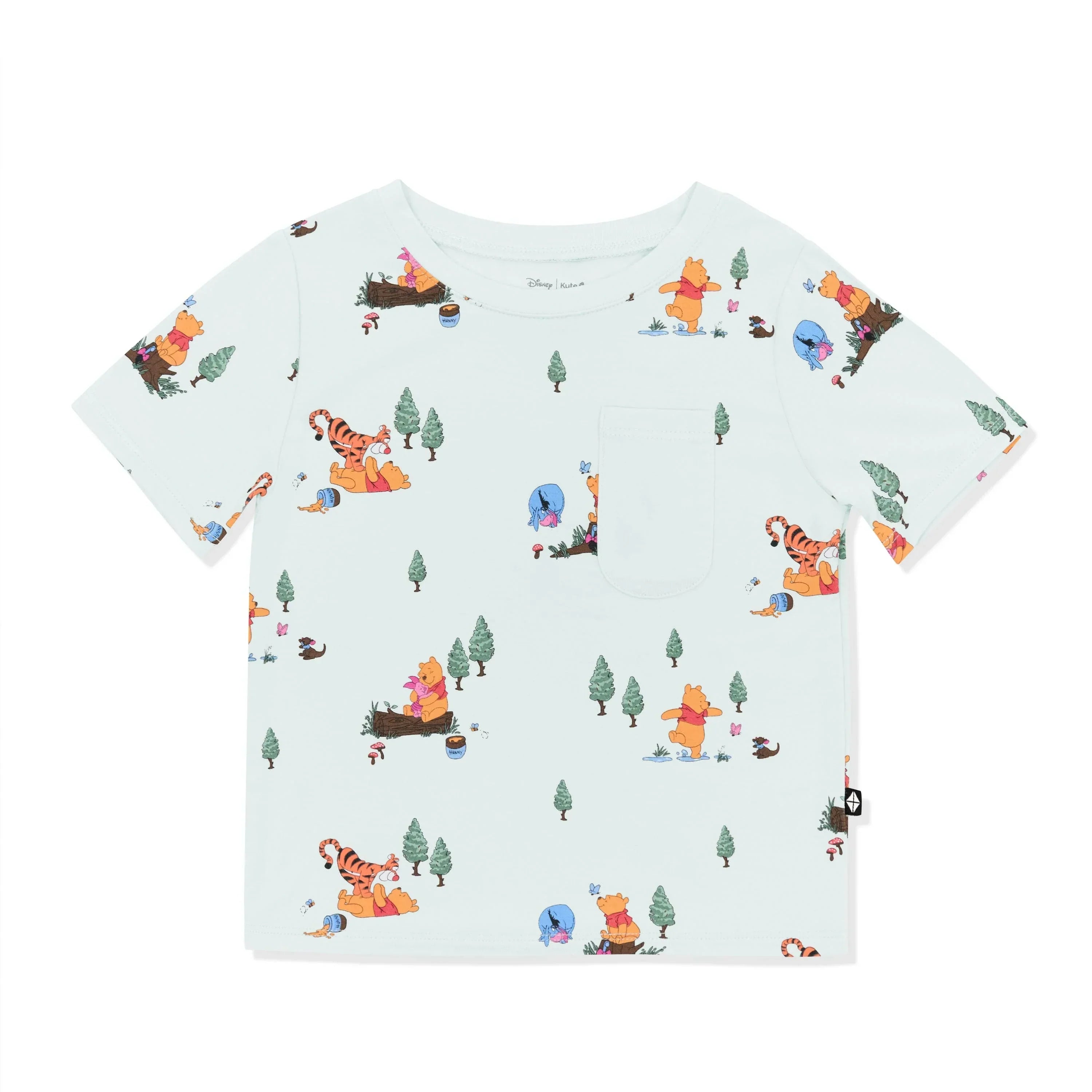 Toddler Crew Neck Tee in Winnie the Pooh Hundred Acre Wood Secondary image