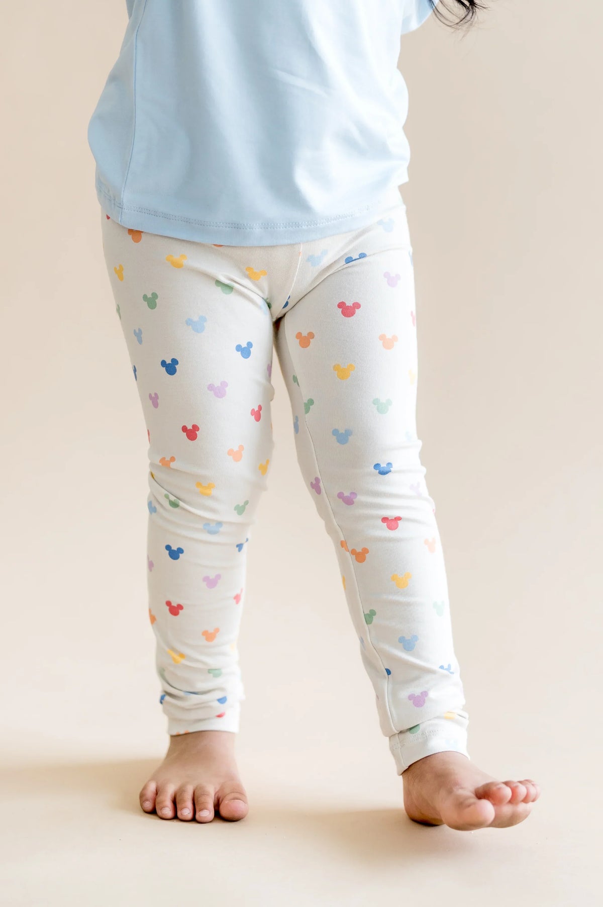 Toddler Leggings in Pastel Mickey Mouse Main image
