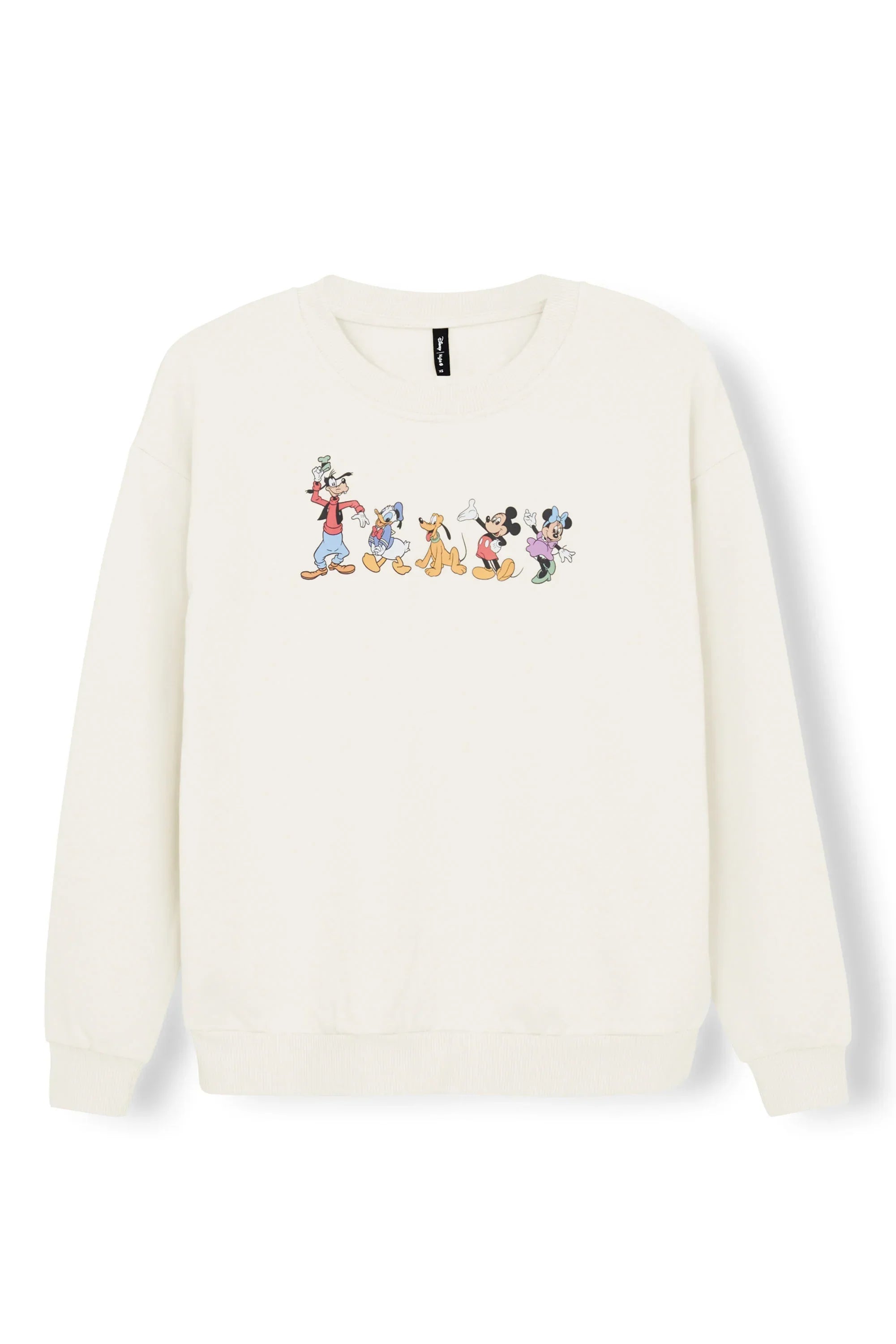 Women's Sweatshirt in Mickey and Friends on Ecru Secondary image