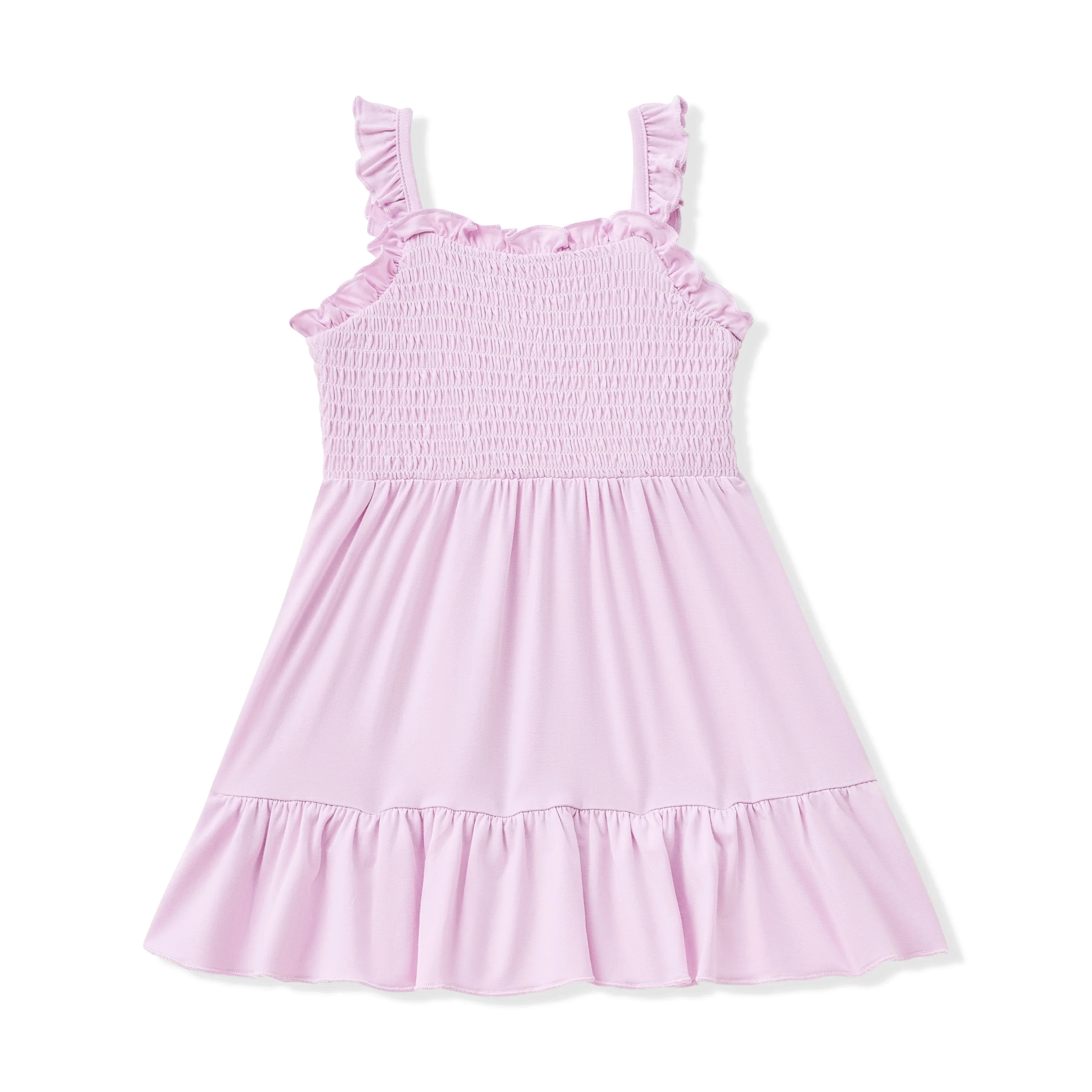 Smocked Dress in Thistle Secondary image