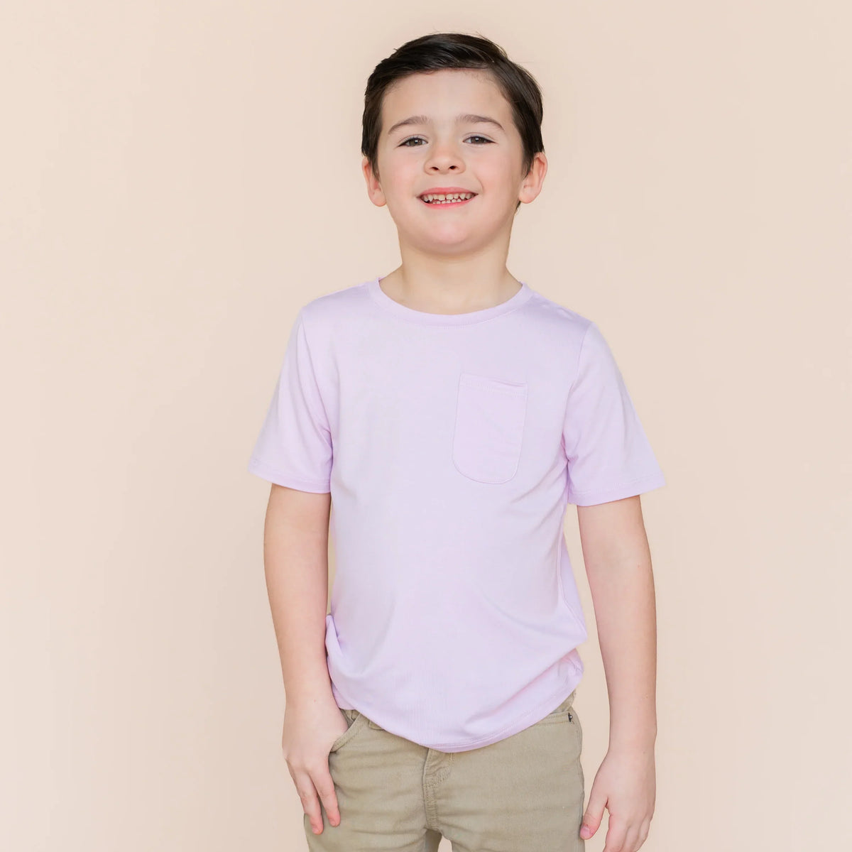 Toddler Crew Neck Tee in Thistle Main image