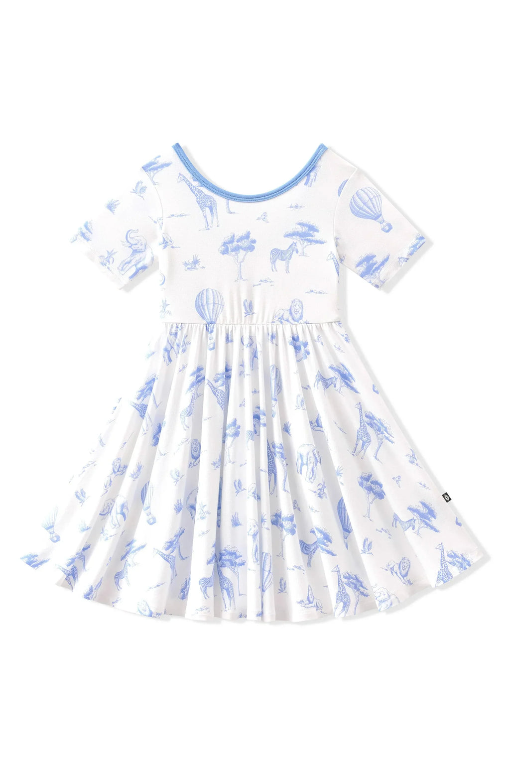Twirl Dress in Toile Safari