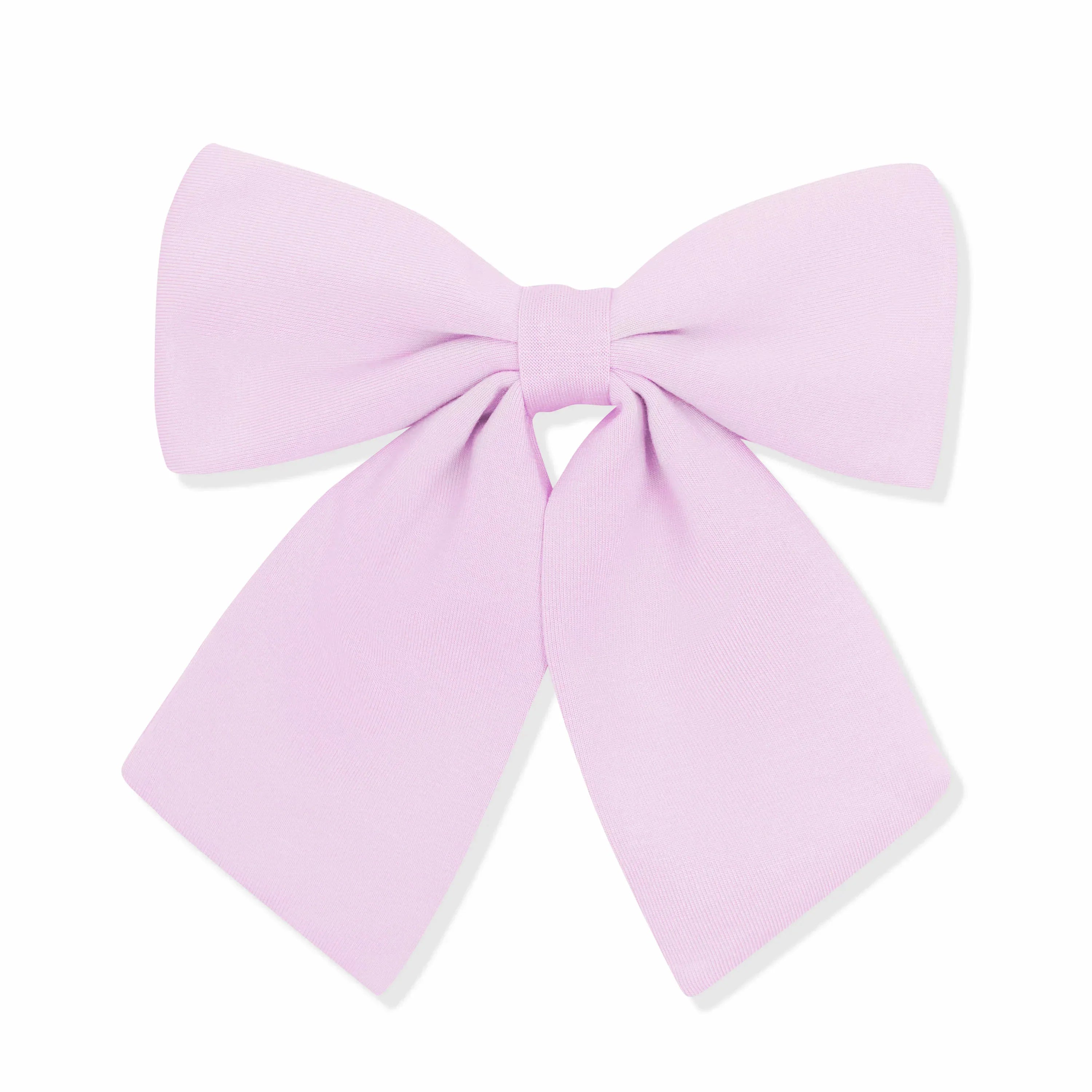 Large Alligator Clip Bow in Thistle Secondary image