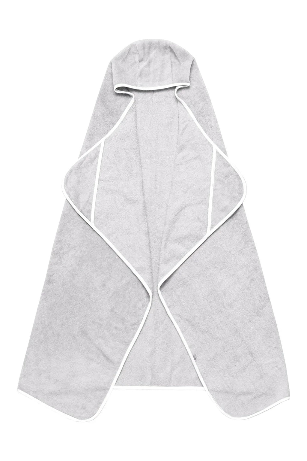 Toddler Hooded Bath Towel in Storm with Cloud Trim