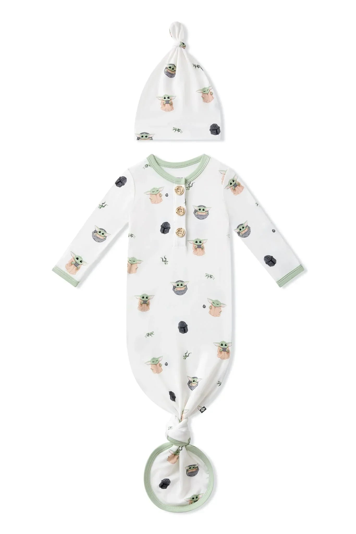Knotted Gown with Hat Set in Grogu™ Secondary image