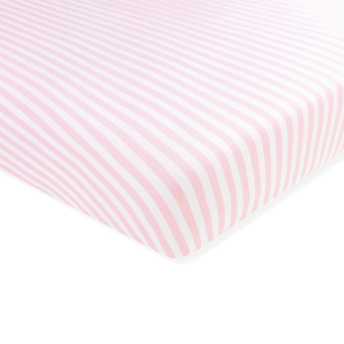 Mini Crib Sheet in Small Sakura Stripe Main image