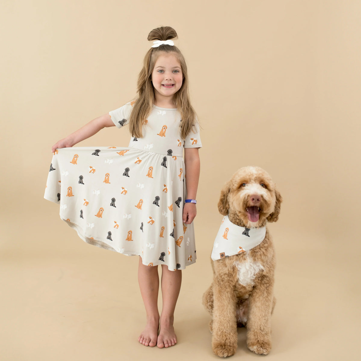 Twirl Dress in Fluffy Dog Main image