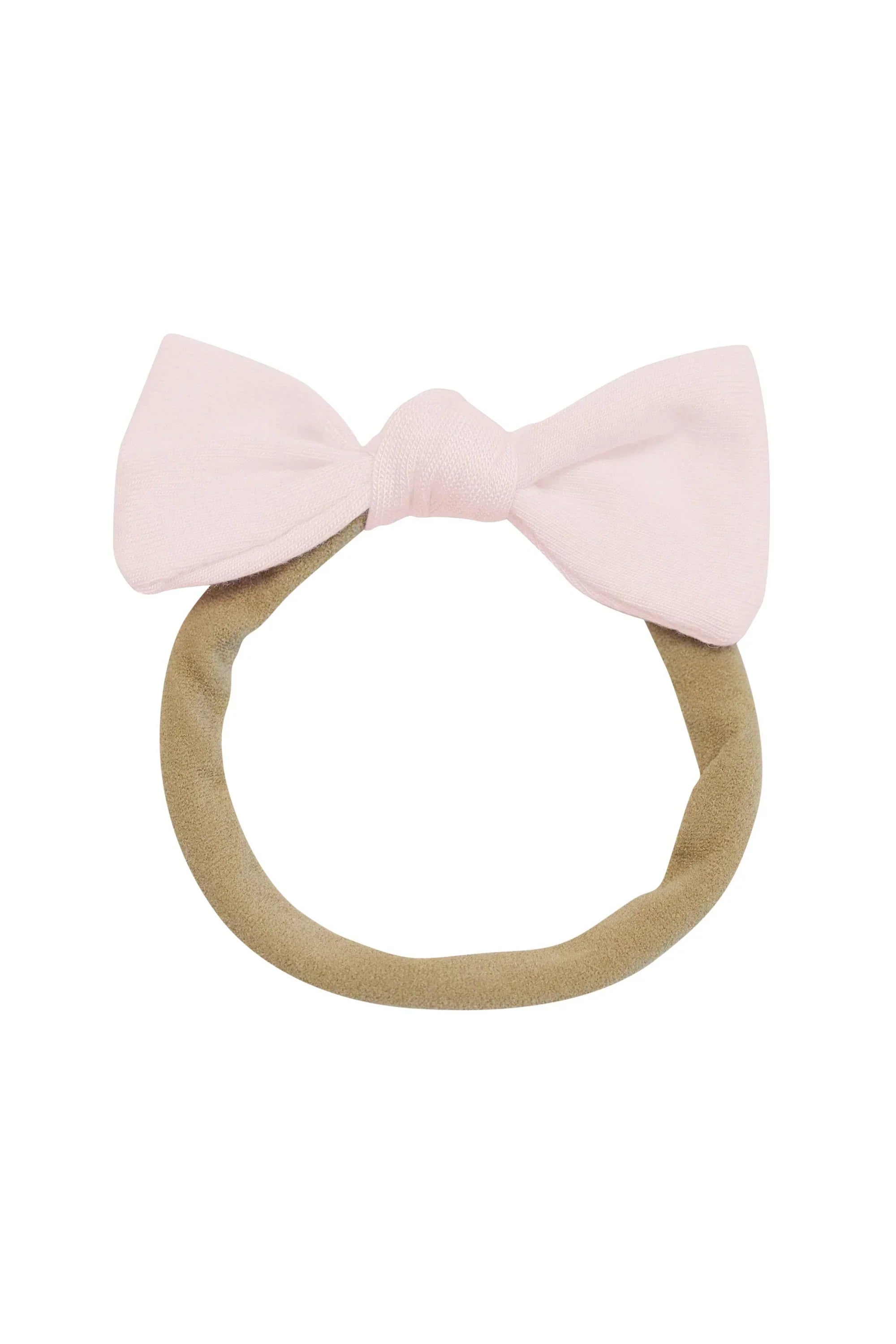 Tiny Nylon Bow in Blush Secondary image