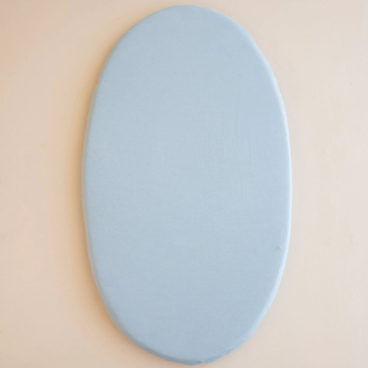 Oval Bassinet Sheet in Fog Main image