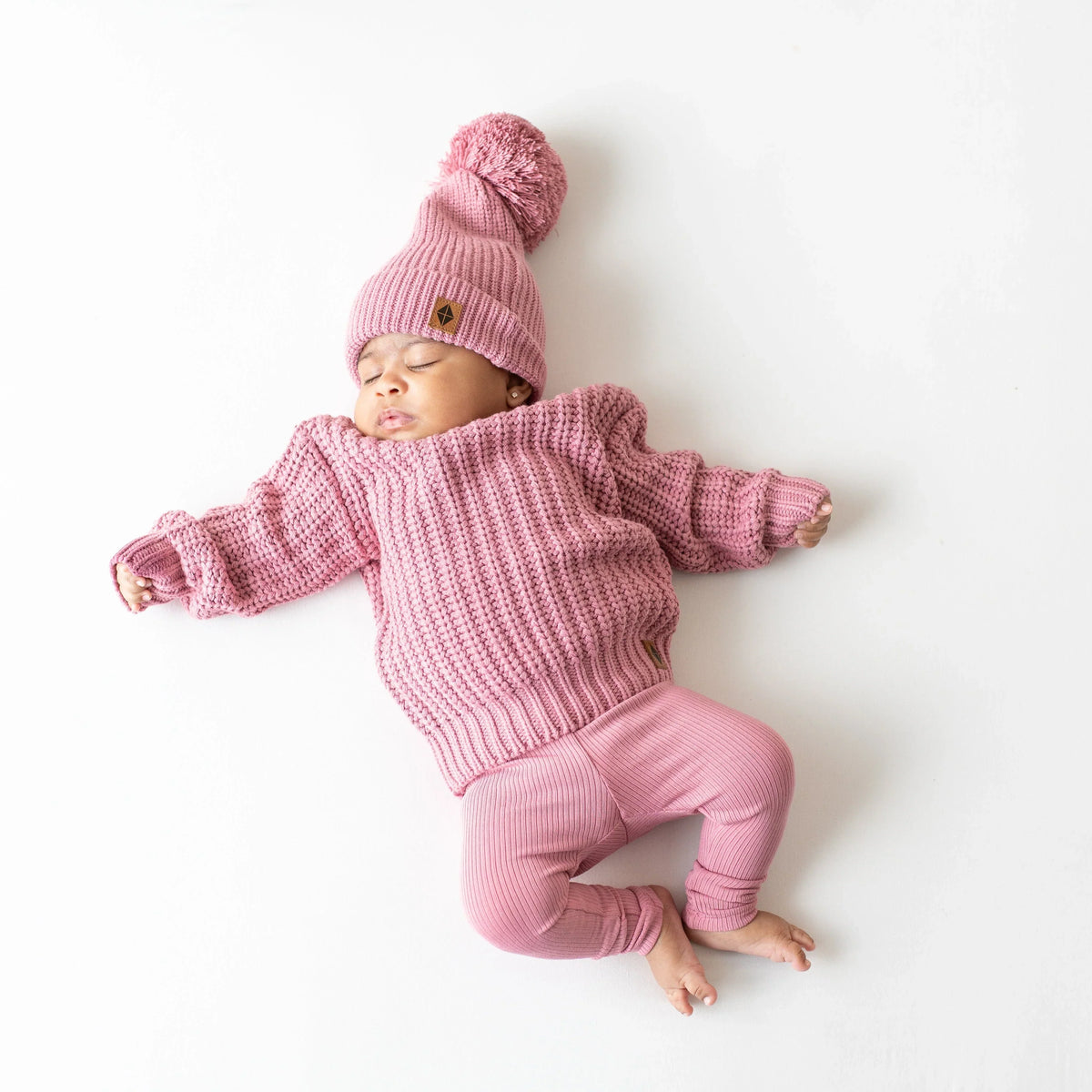 Chunky Knit Sweater in Apple Blossom Main image