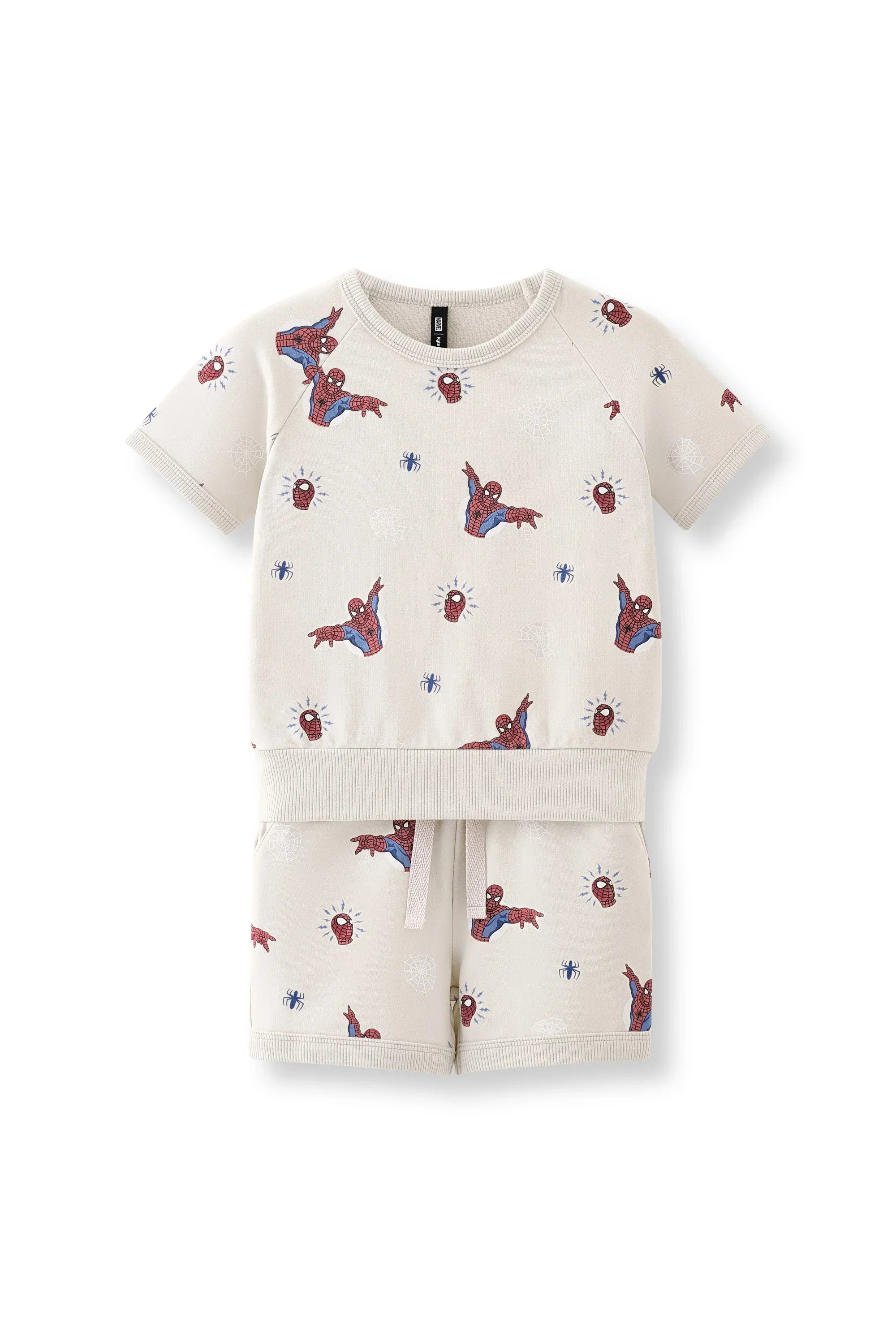 Short Sleeve Jogger Set in Spider-Man Secondary image