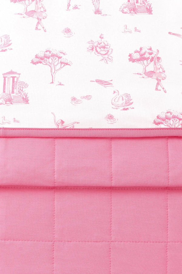 Toddler Blanket in Toile Ballet 1.0