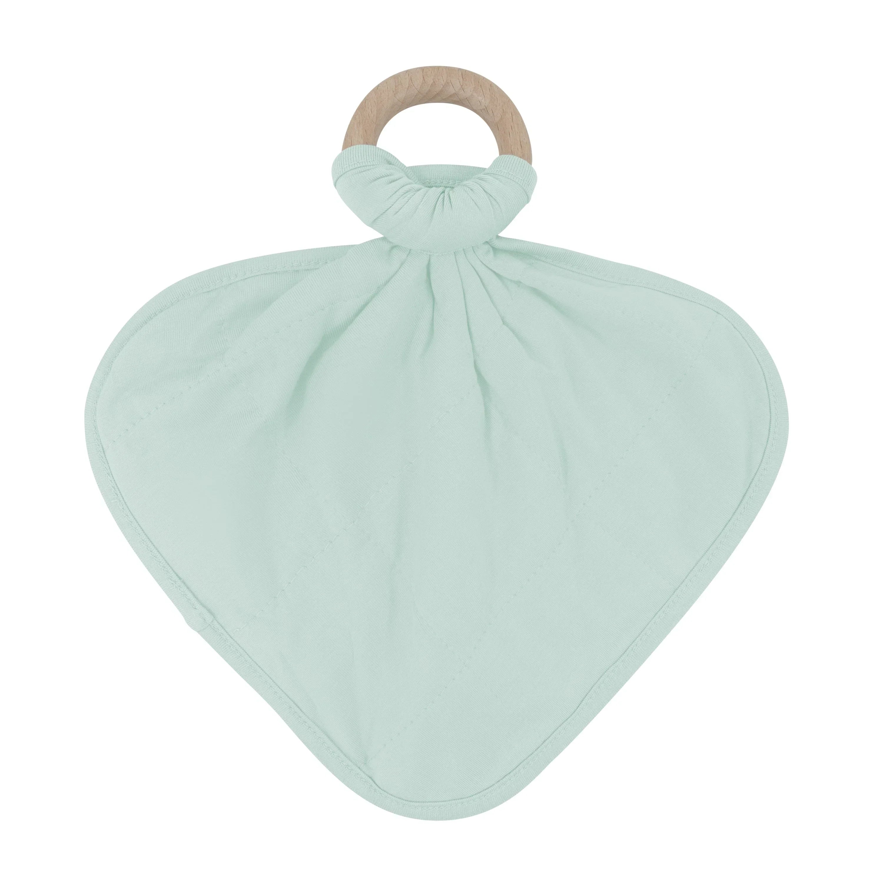 Lovey in Sage with Removable Wooden Teething Ring Secondary image