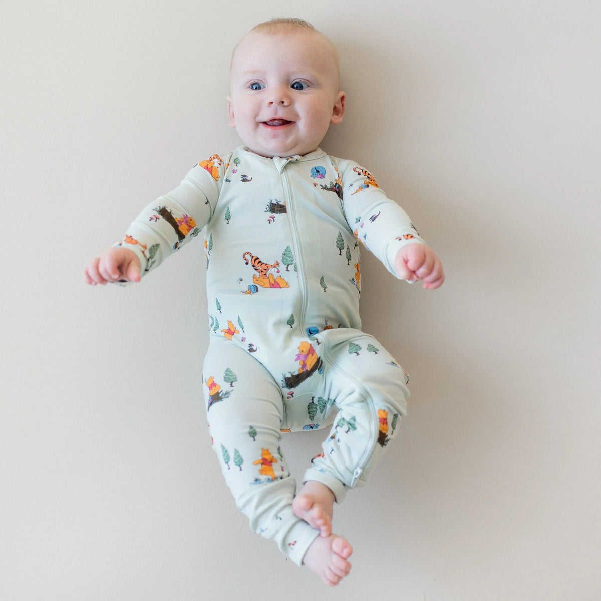 Zippered Romper in Winnie the Pooh Hundred Acre Wood Main image