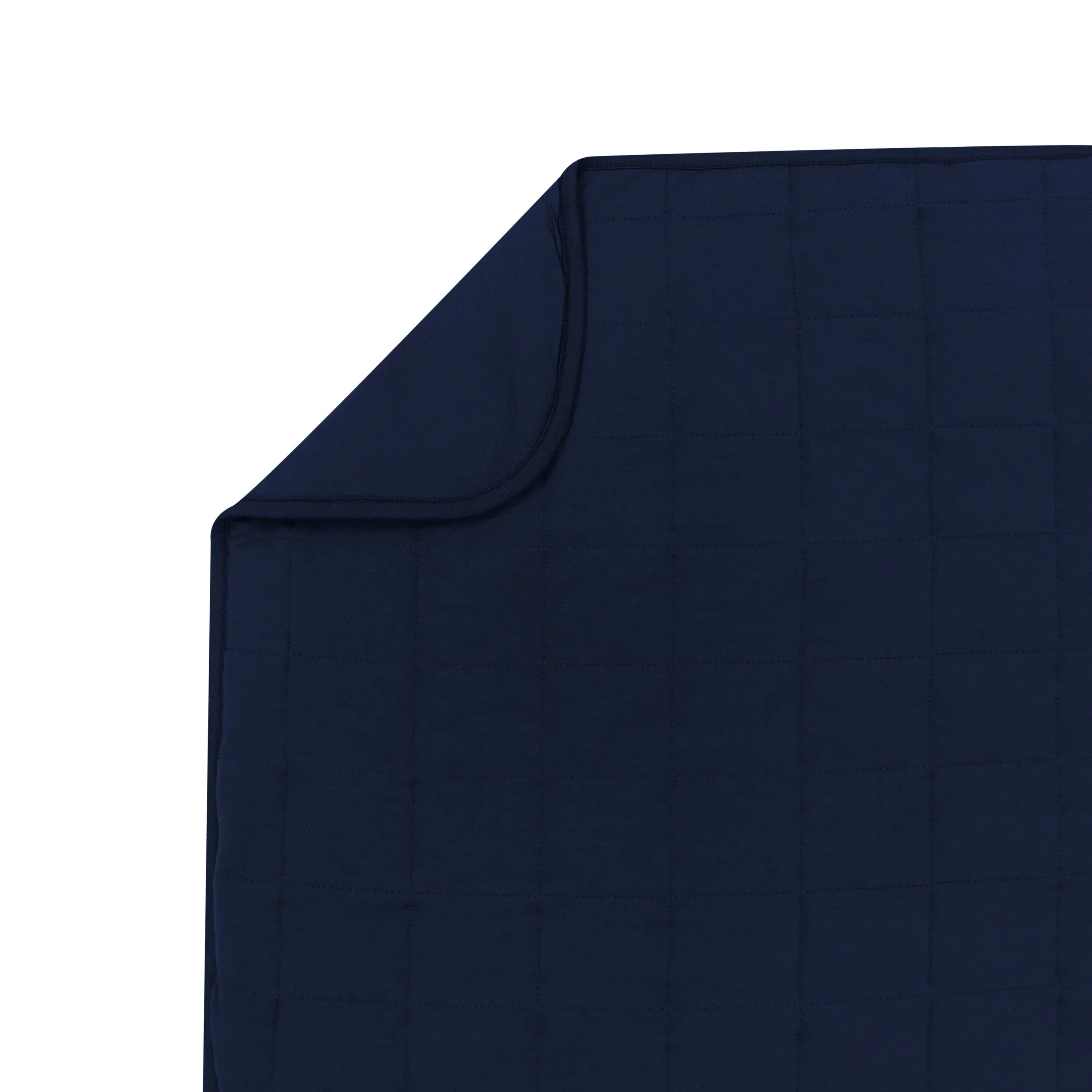 Adult Quilted Blanket in Navy 2.5 Secondary image