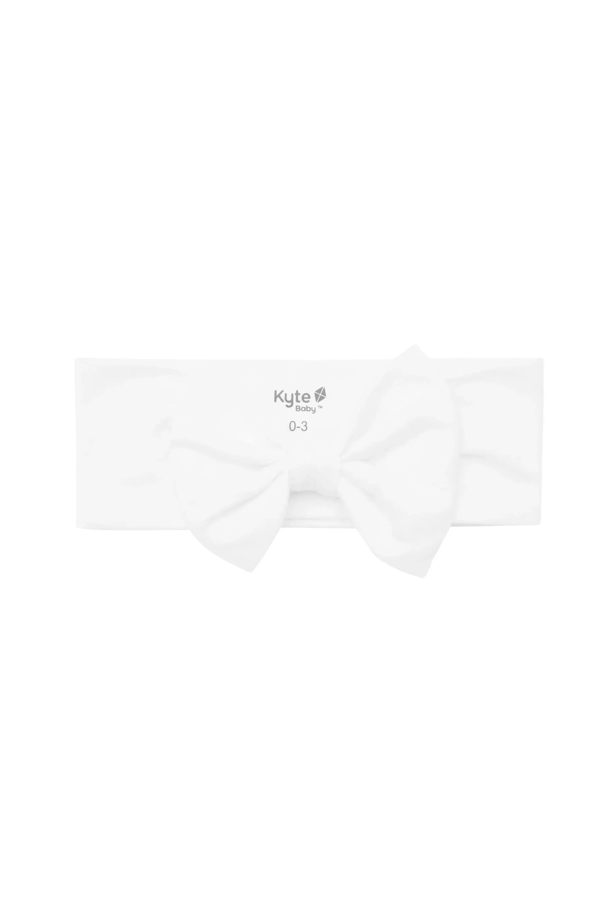 Bow Headband in Cloud Secondary image