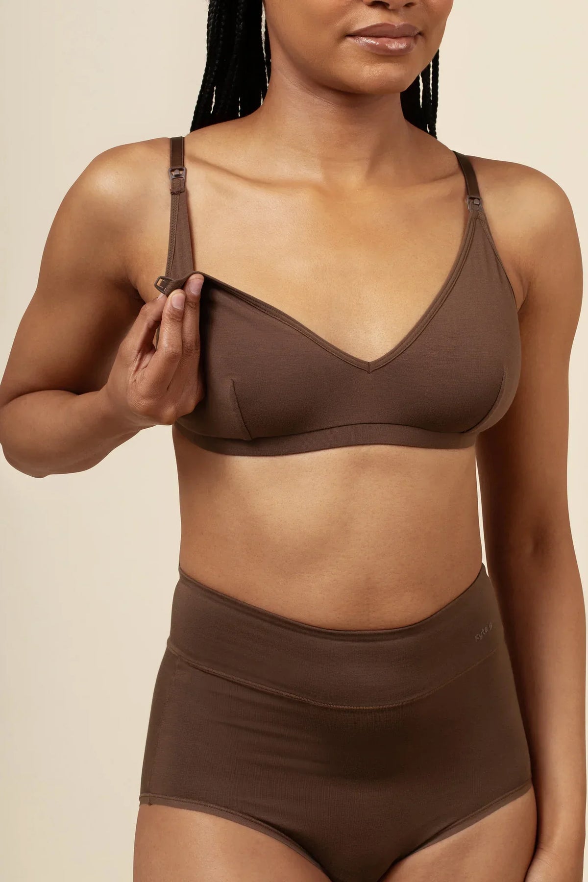 Women's Nursing Bra in Toffee Main image