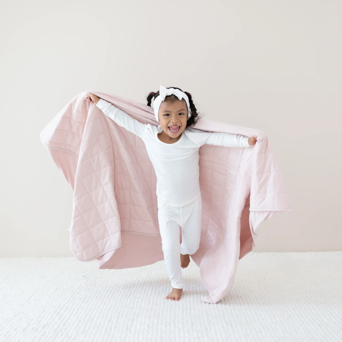 Youth Blanket in Blush 1.0 Main image