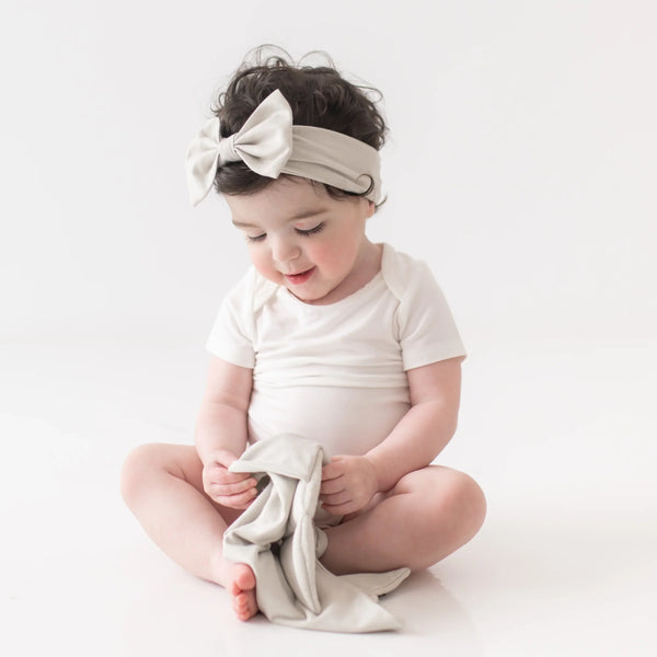 Bow Headband in Oat