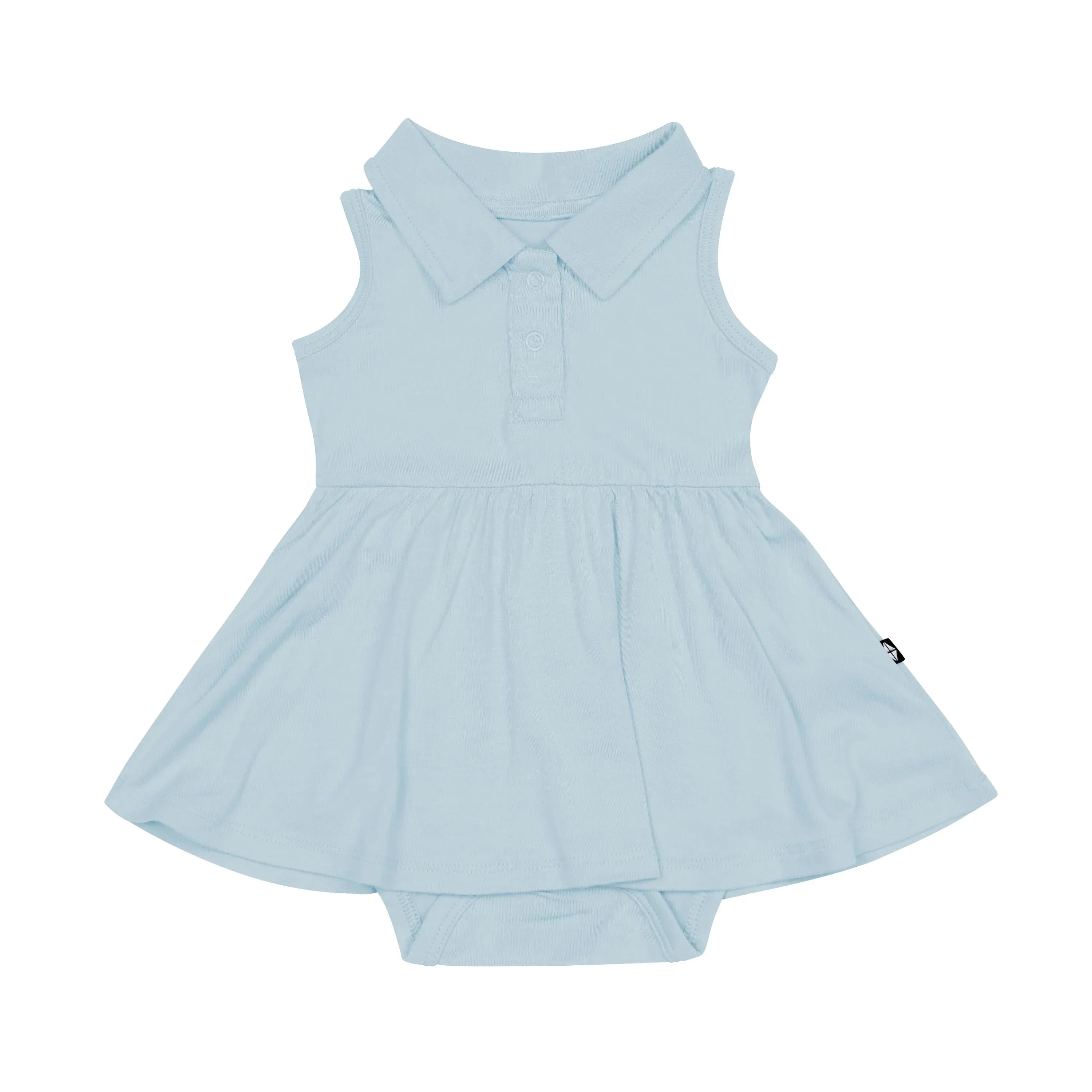 Polo Bodysuit Dress in Fog Secondary image
