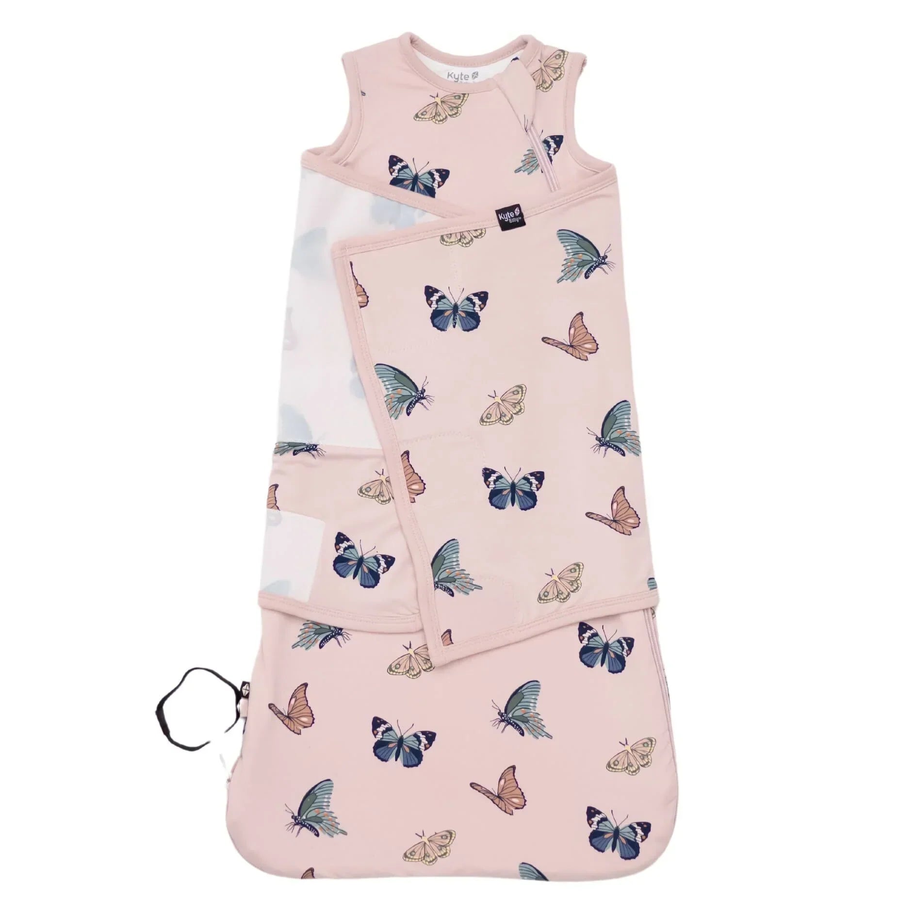 Sleep Bag Swaddler in Blush Butterfly 0.5 Secondary image