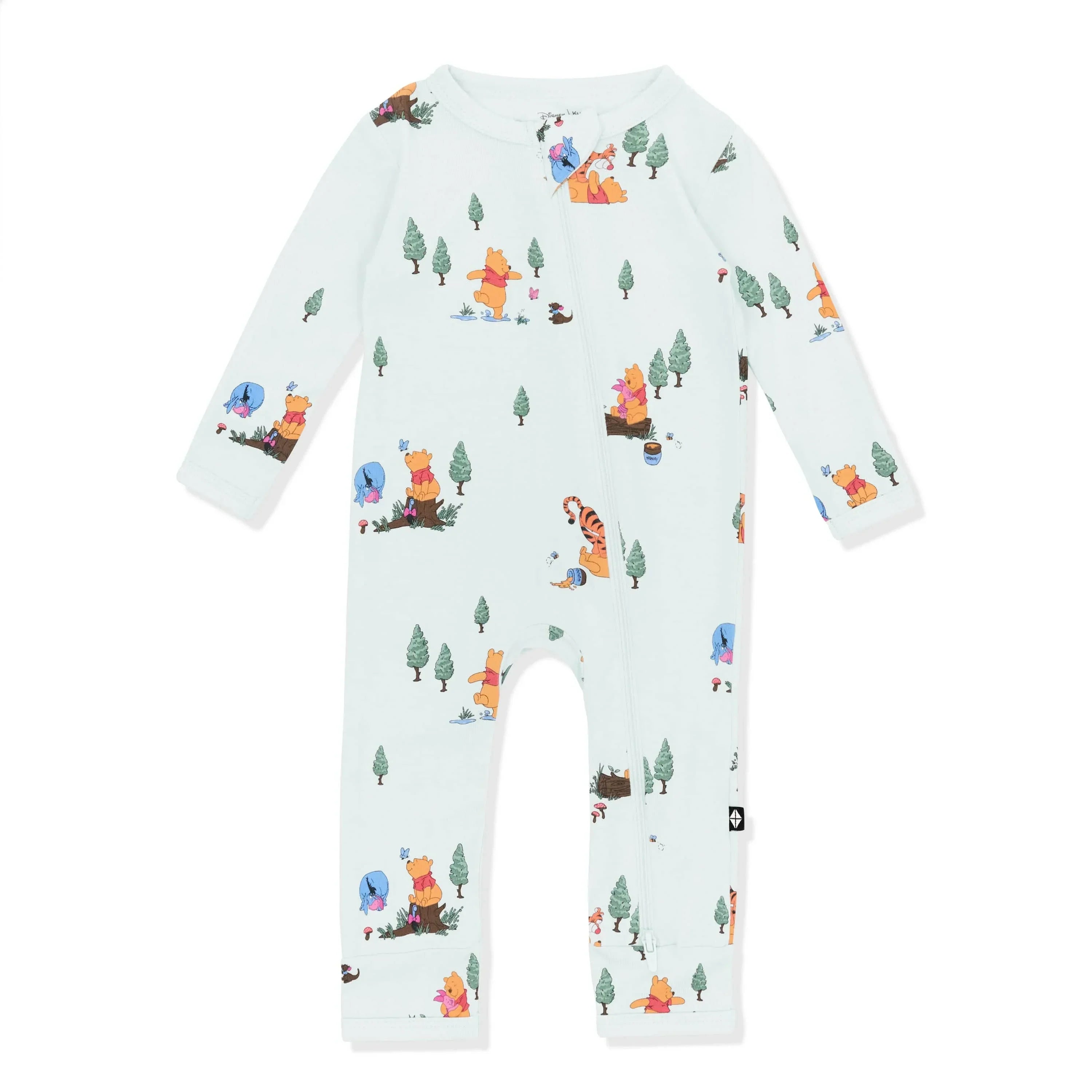 Zippered Romper in Winnie the Pooh Hundred Acre Wood Secondary image