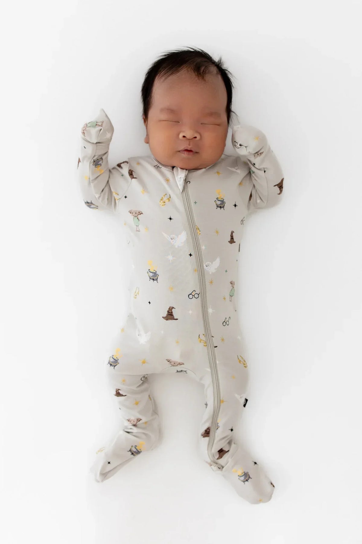Zippered Footie in Starry Icon Main image