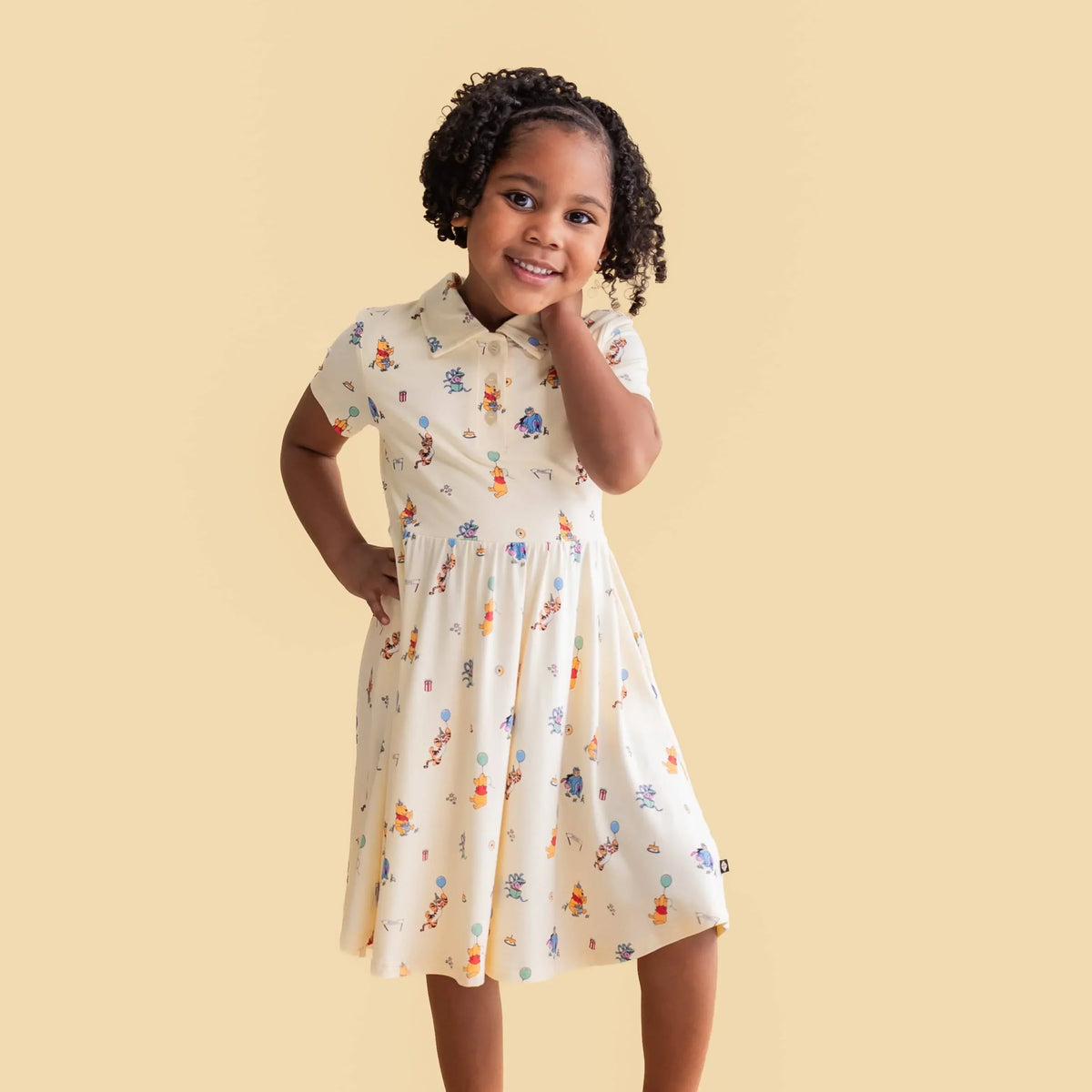 Polo Dress in Winnie the Pooh Celebration Main image