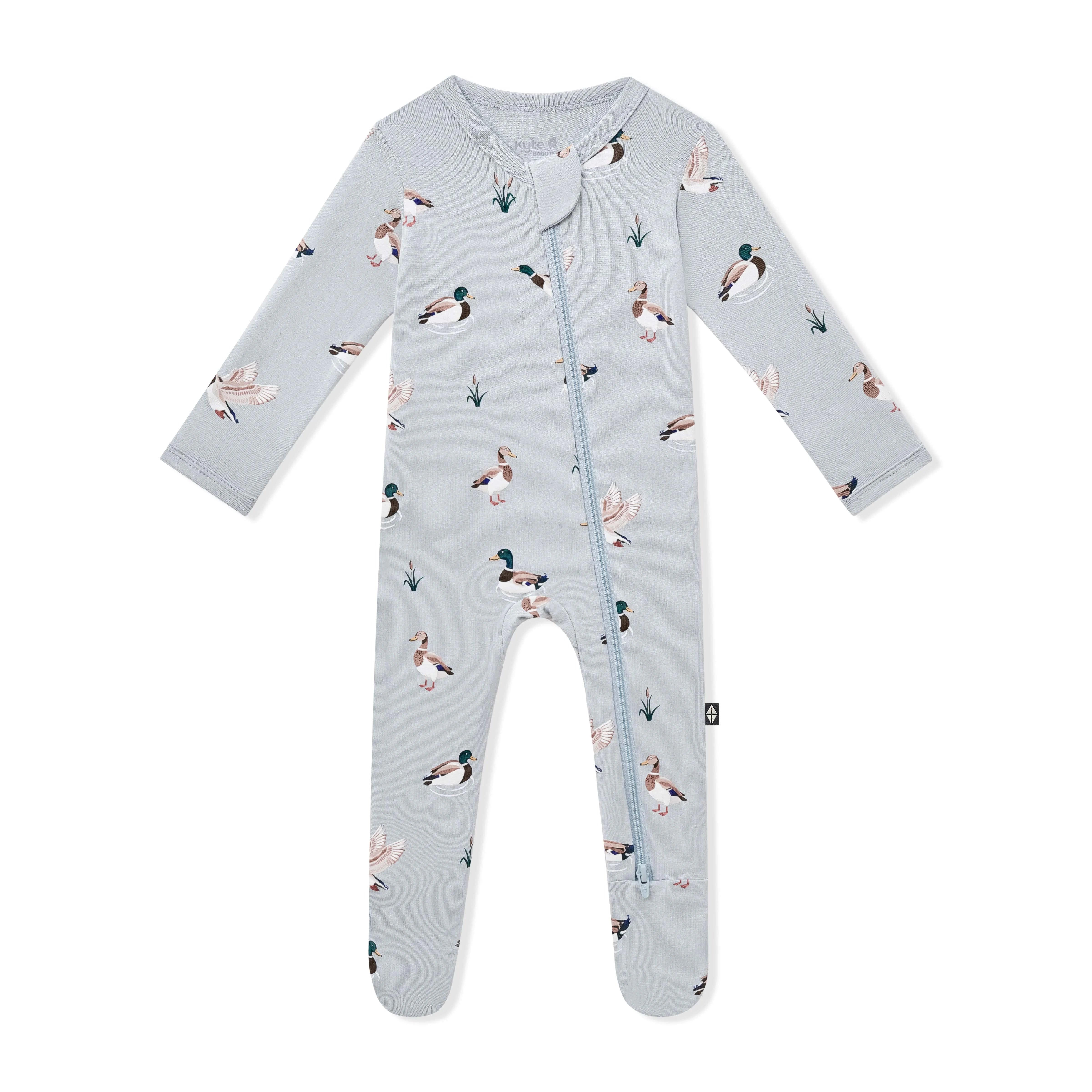 Zippered Footie in Mallard Duck Secondary image