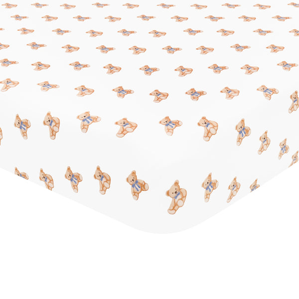 Mini Crib Sheet in Teddy Bear