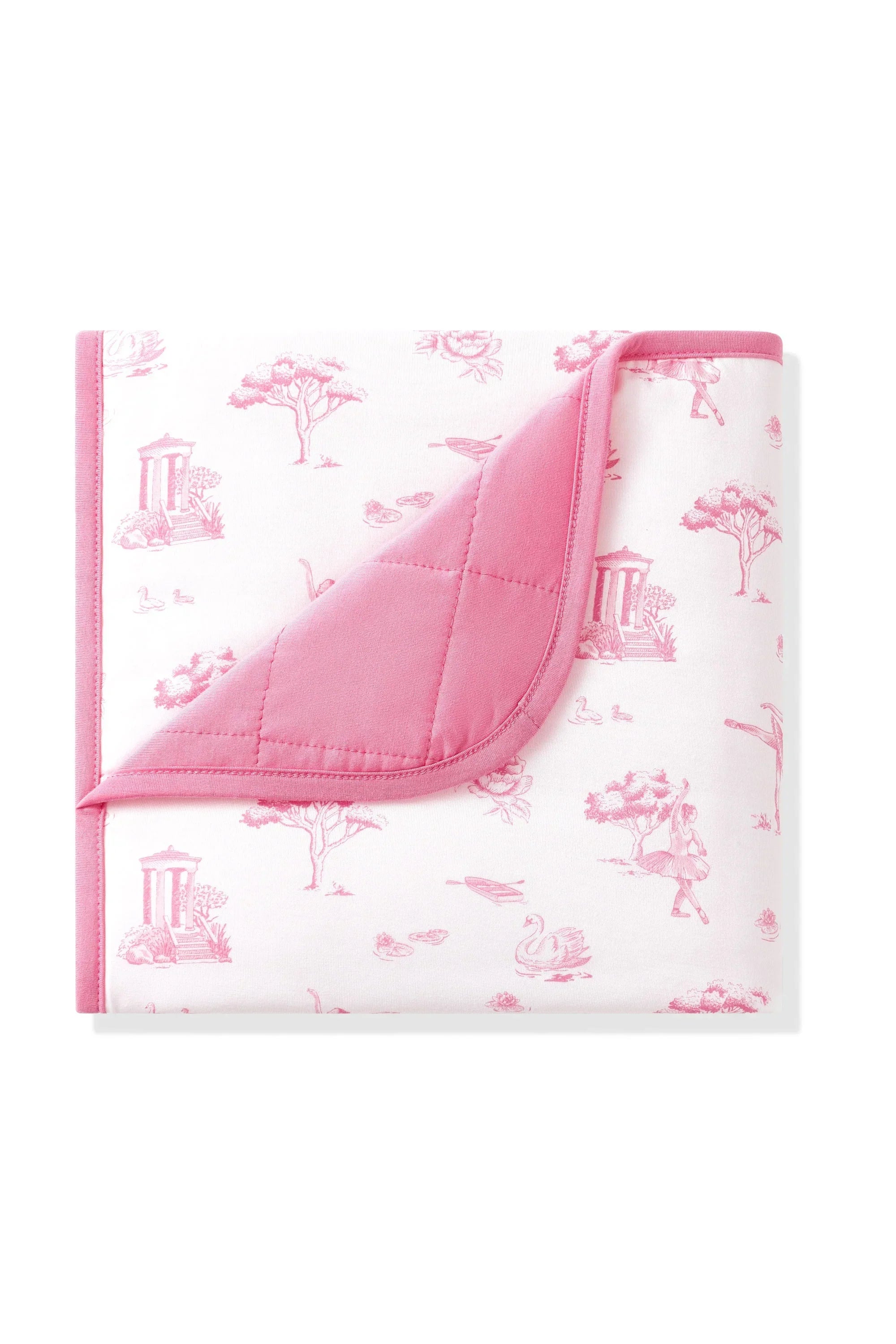 Baby Blanket in Toile Ballet Secondary image