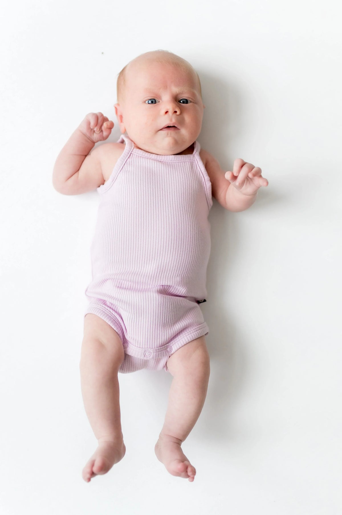 Ribbed Spaghetti Strap Bodysuit in Thistle Main image