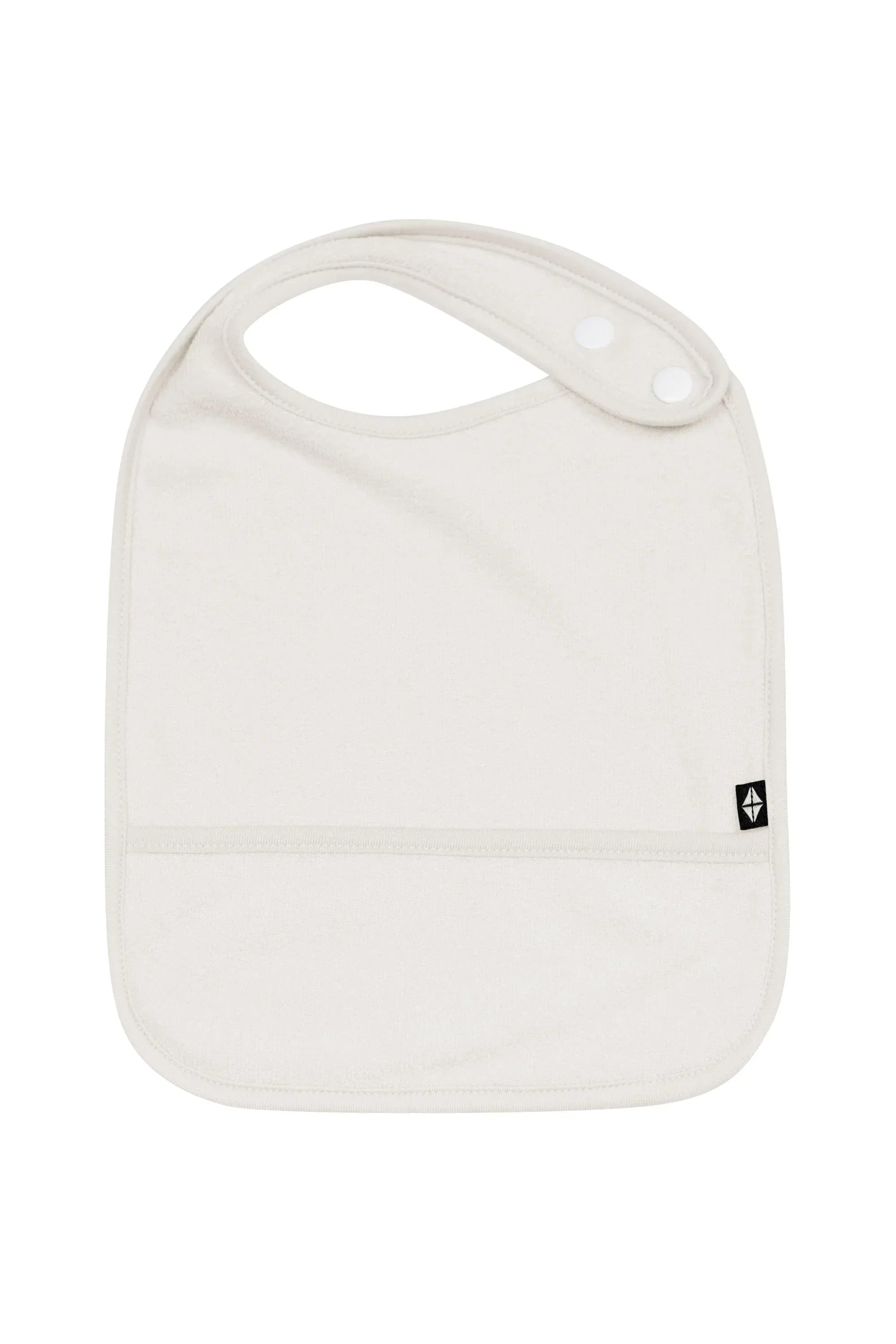 Terry Pocket Bib in Oat Secondary image