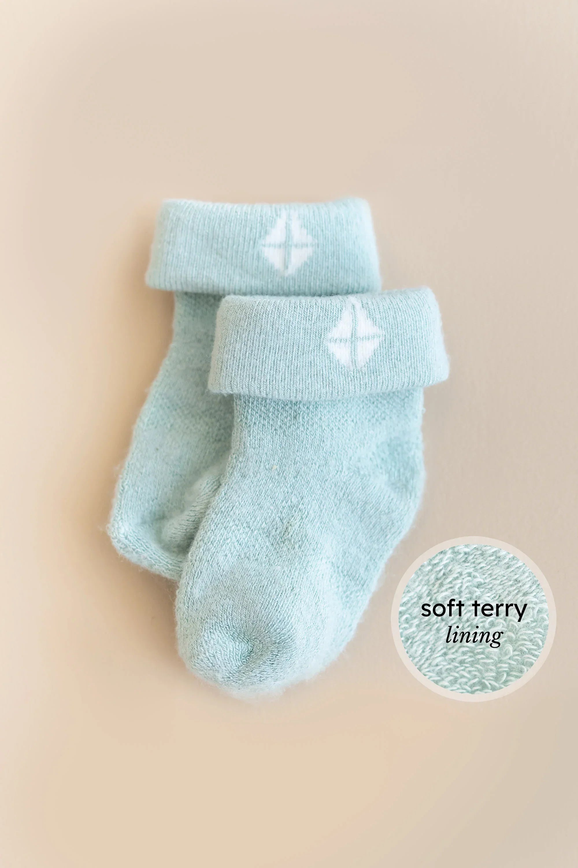 Baby 3-Pack Socks in Neutral Secondary image