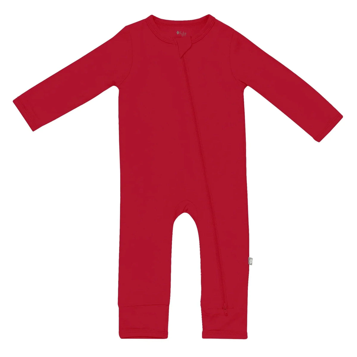 Zippered Romper in Cardinal Main image