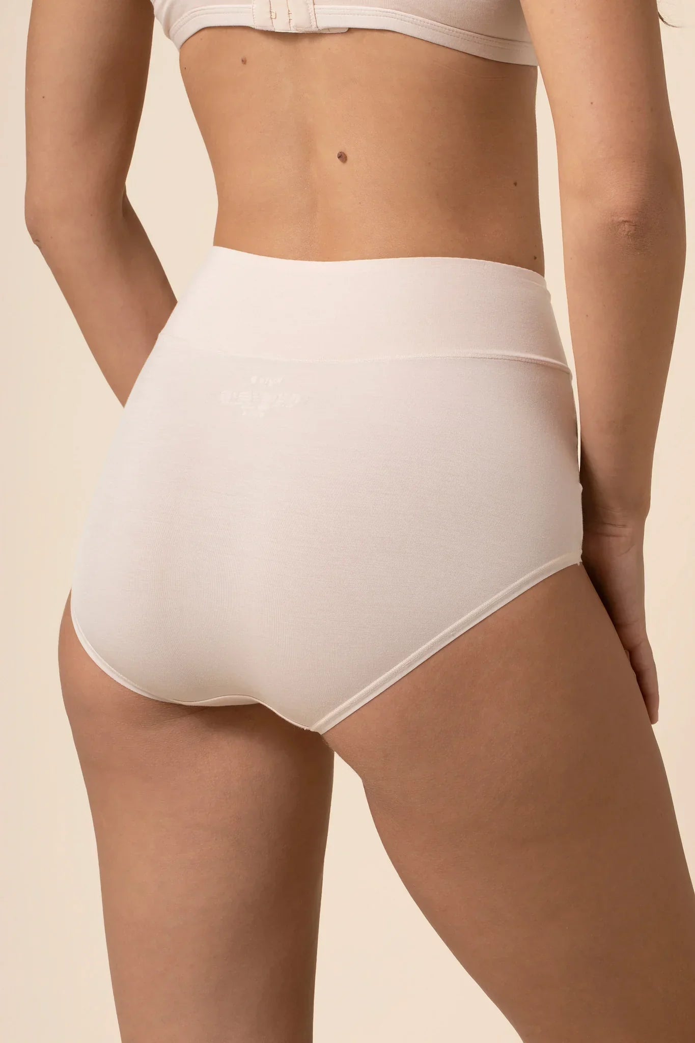 Women's High-Waisted Brief in Blonde Secondary image