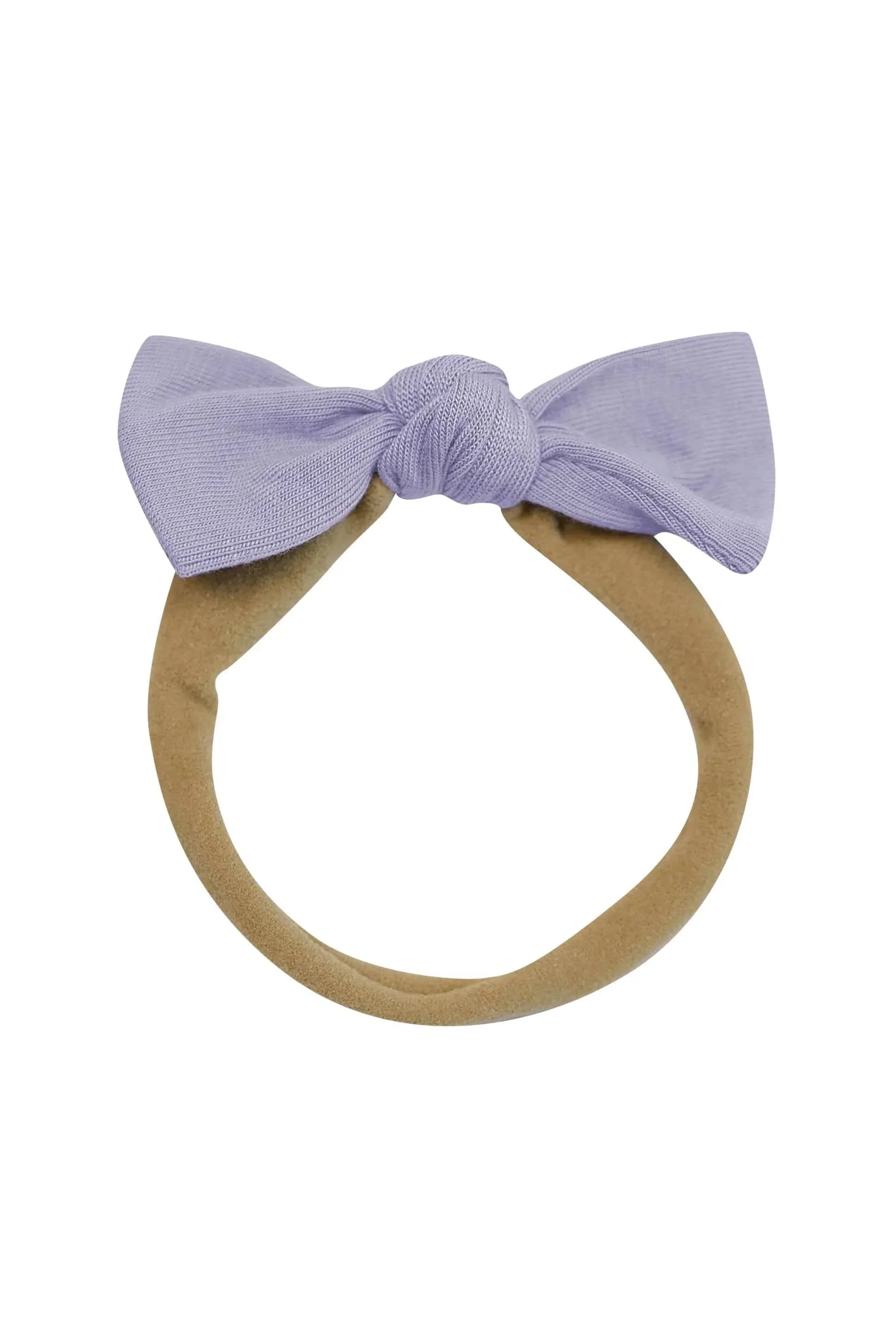 Tiny Nylon Bow in Taro Secondary image