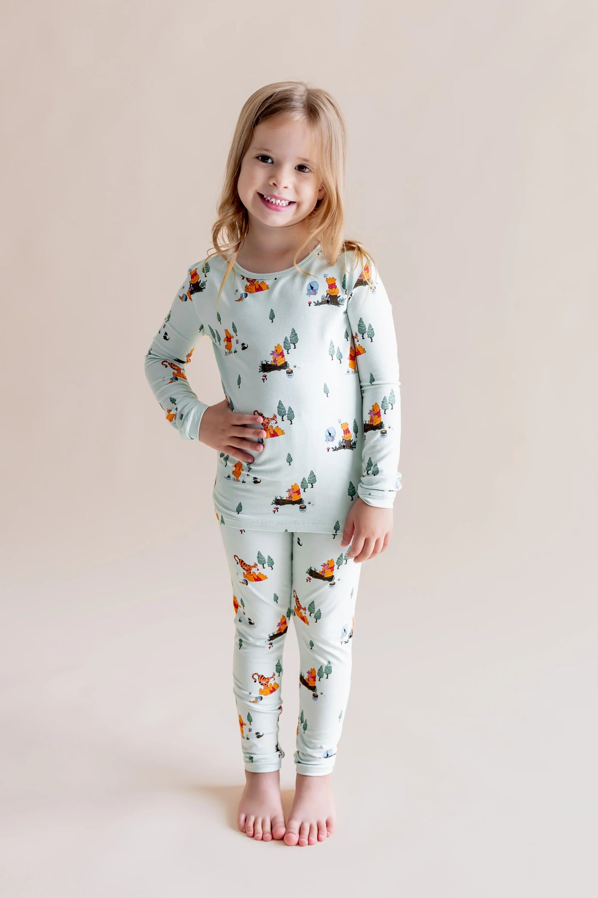 Long Sleeve Pajamas in Winnie the Pooh Hundred Acre Wood Main image