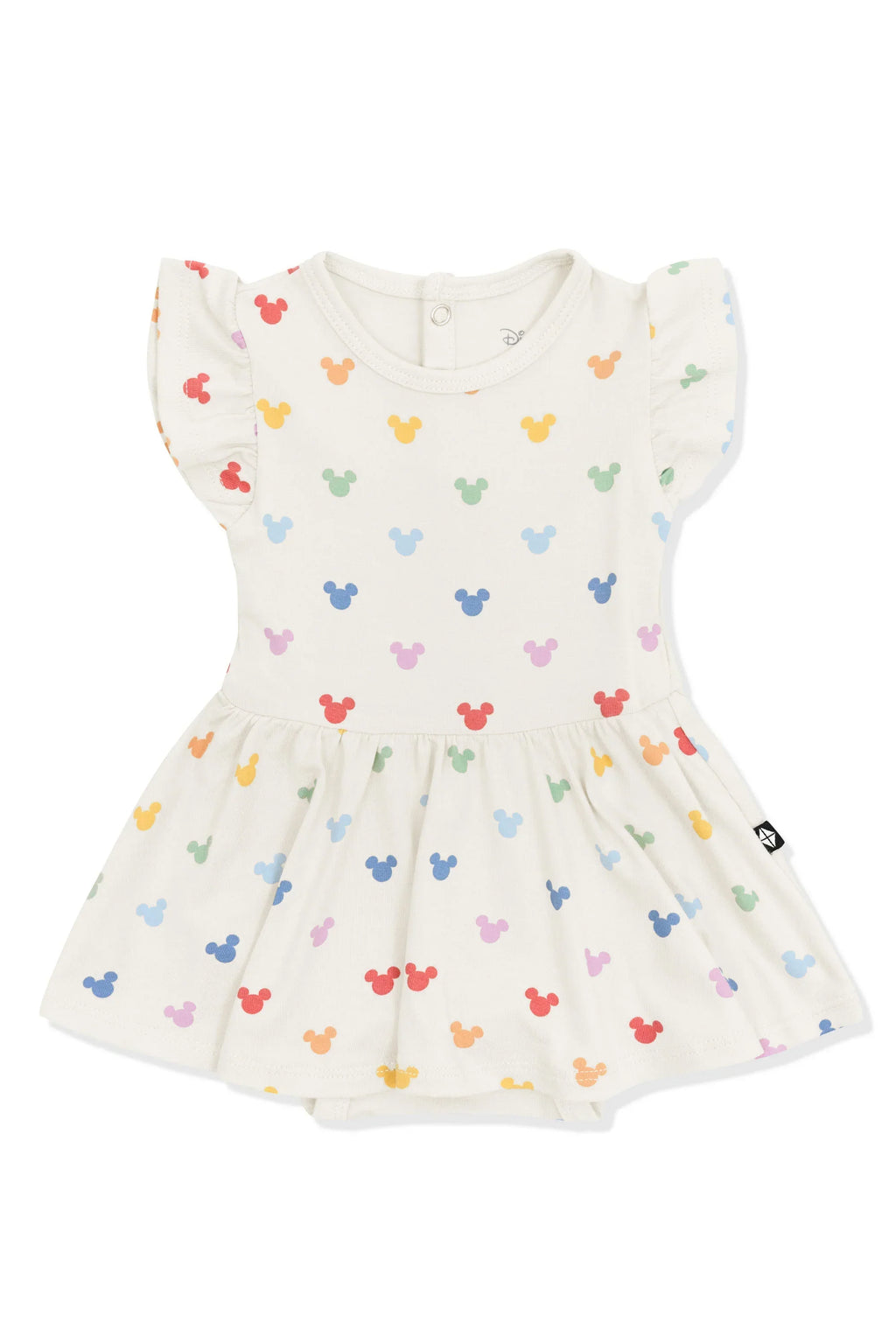 Twirl Bodysuit Dress in Pastel Mickey Mouse