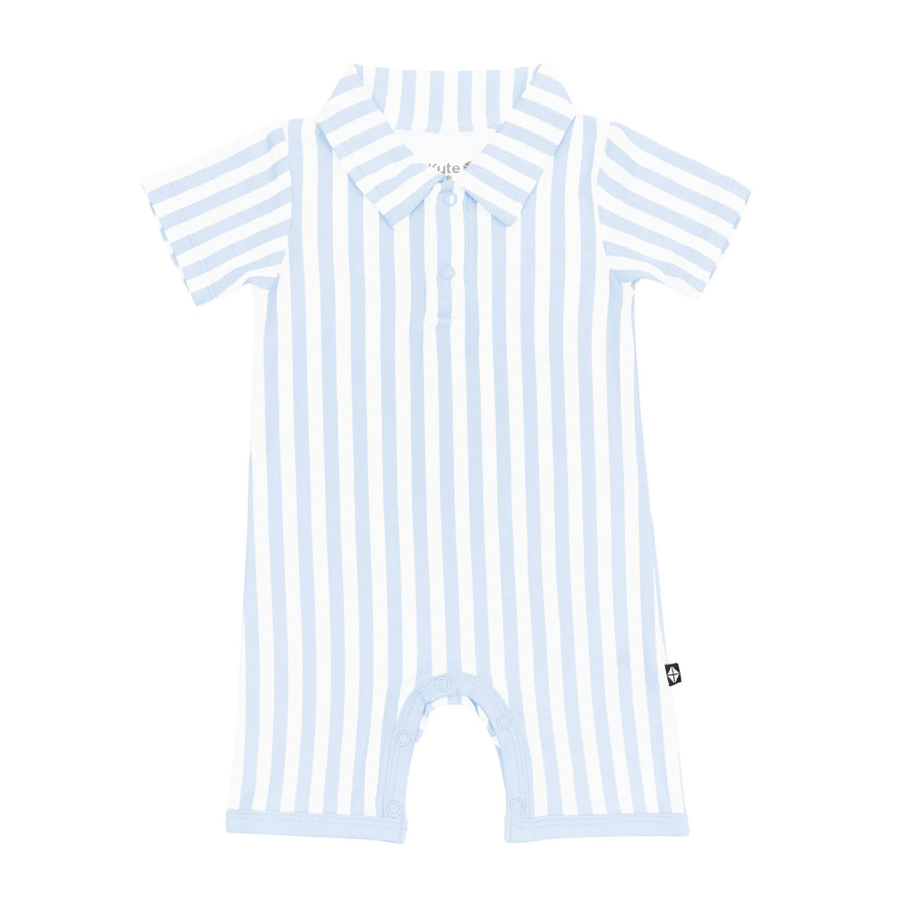 Polo Shortall in Small Mist Stripe