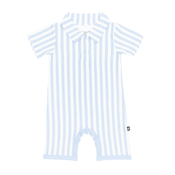 Polo Shortall in Small Mist Stripe