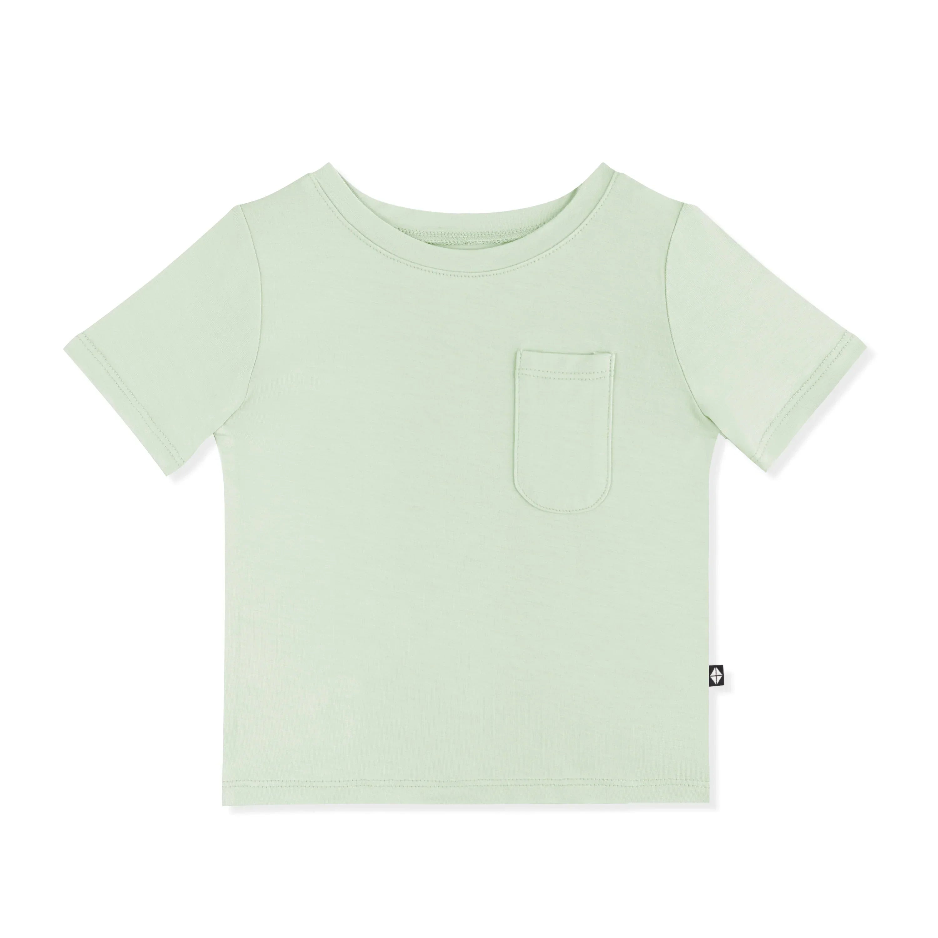 Toddler Crew Neck Tee in Basil Secondary image