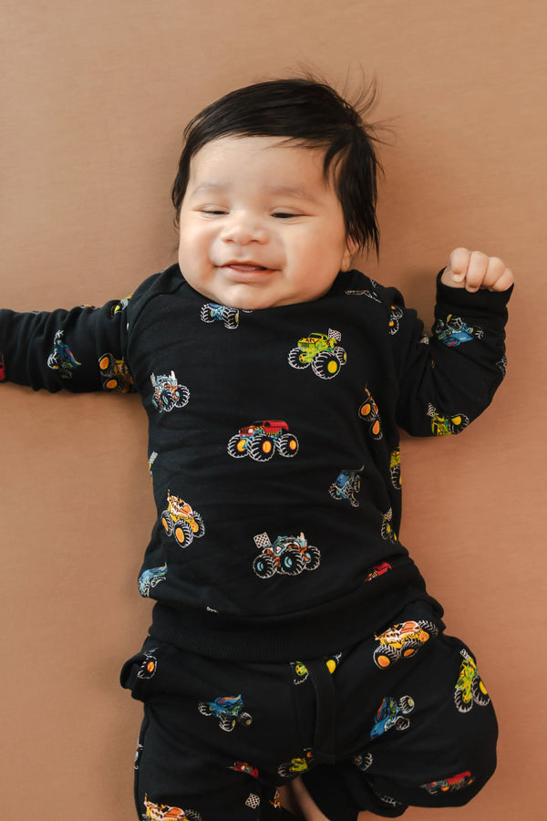 Long Sleeve Jogger Set in Monster Truck
