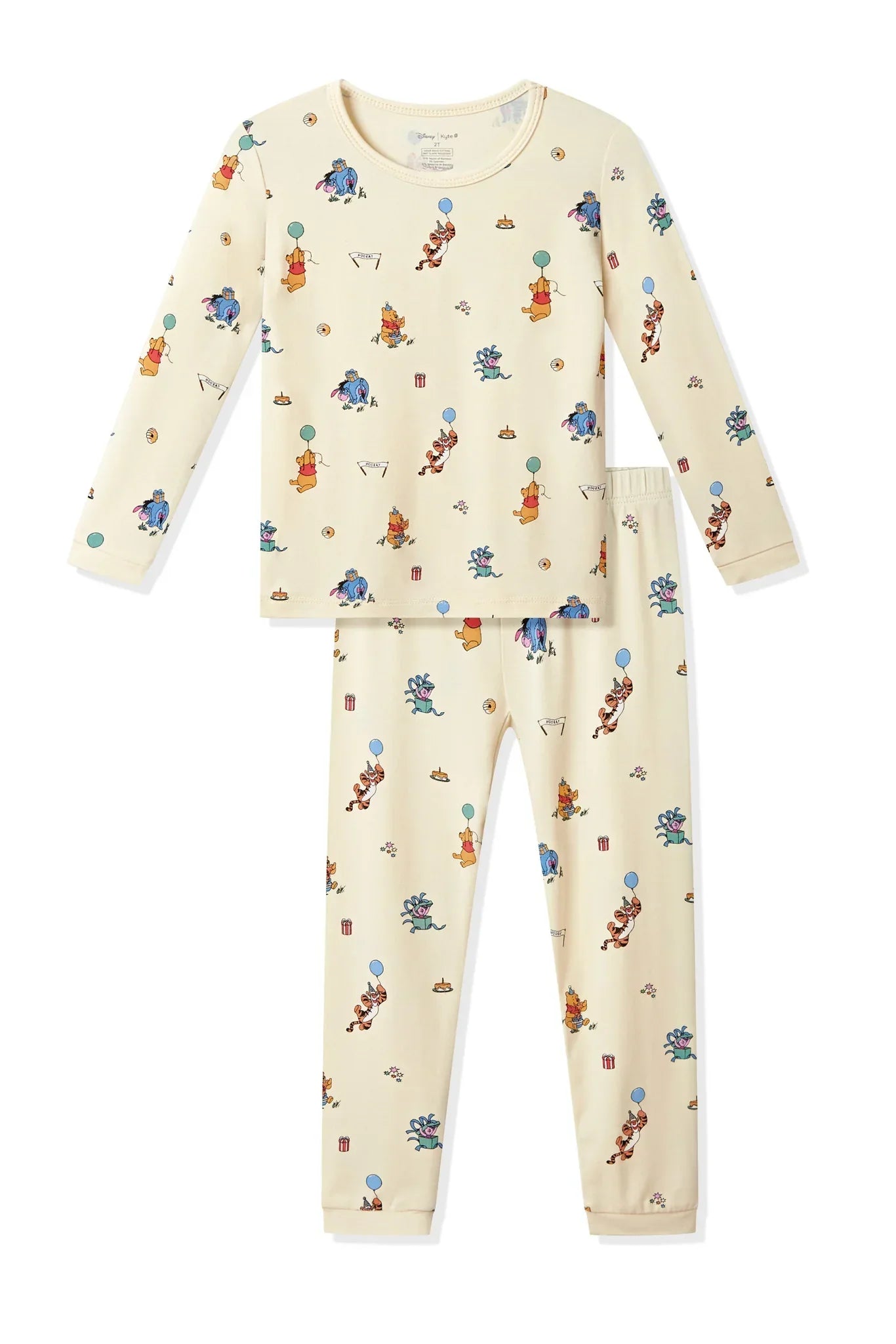 Long Sleeve Pajamas in Winnie the Pooh Celebration Secondary image