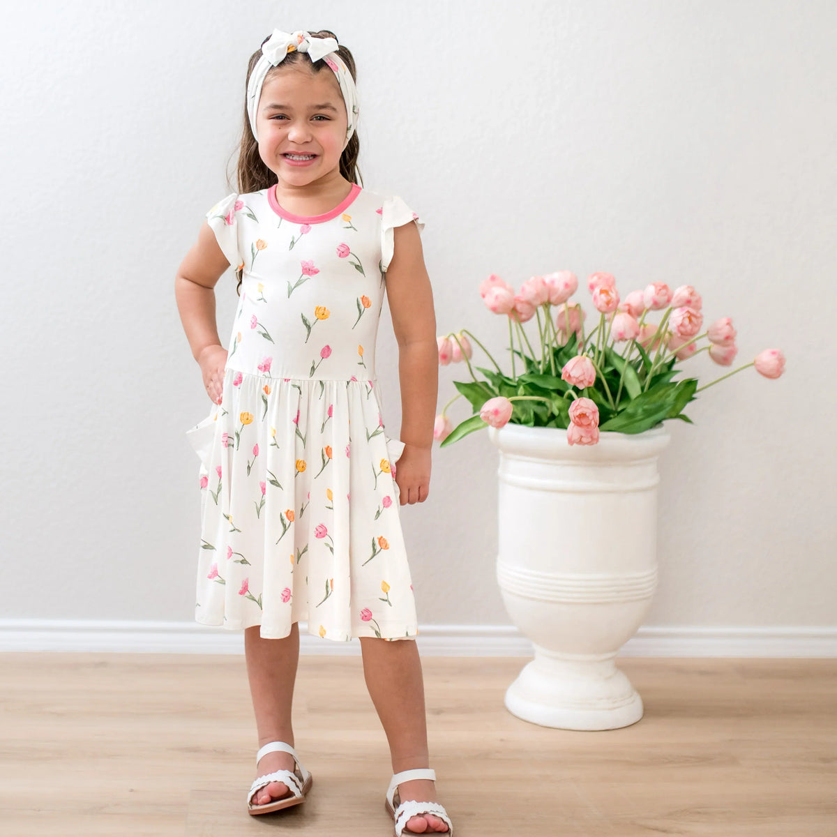 Pocket Dress in Tulip Main image