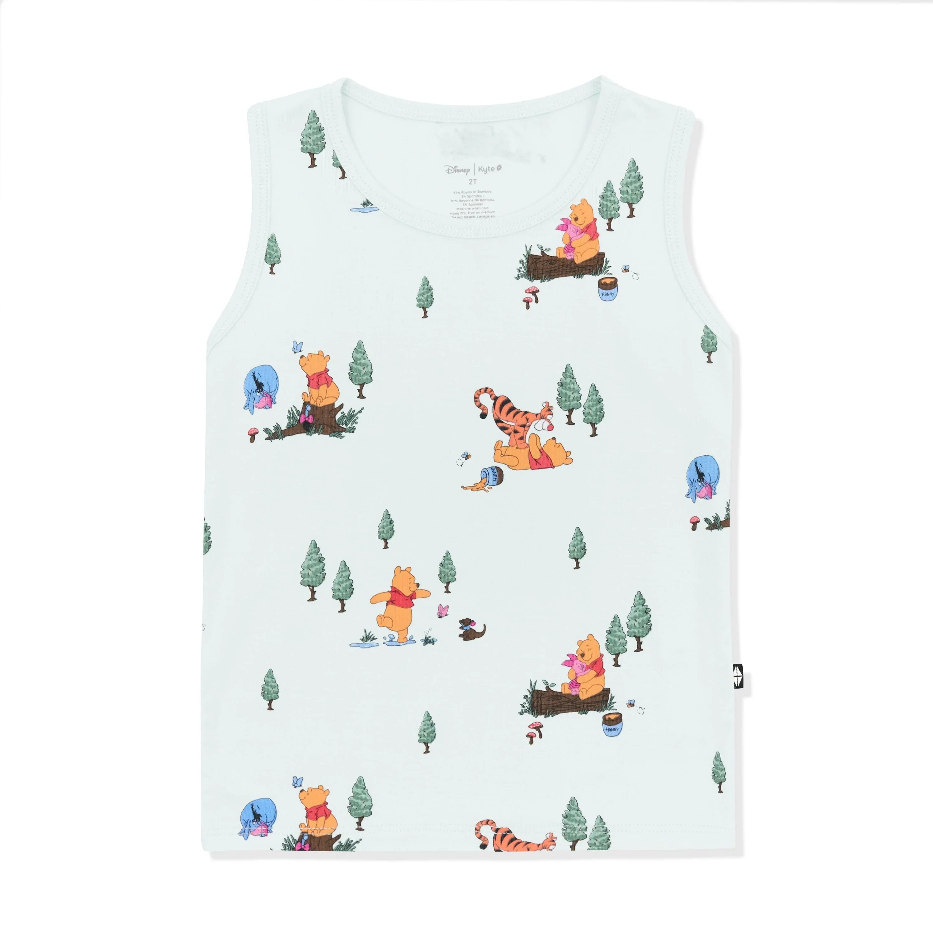 Toddler Tank Top in Winnie the Pooh Hundred Acre Wood Secondary image