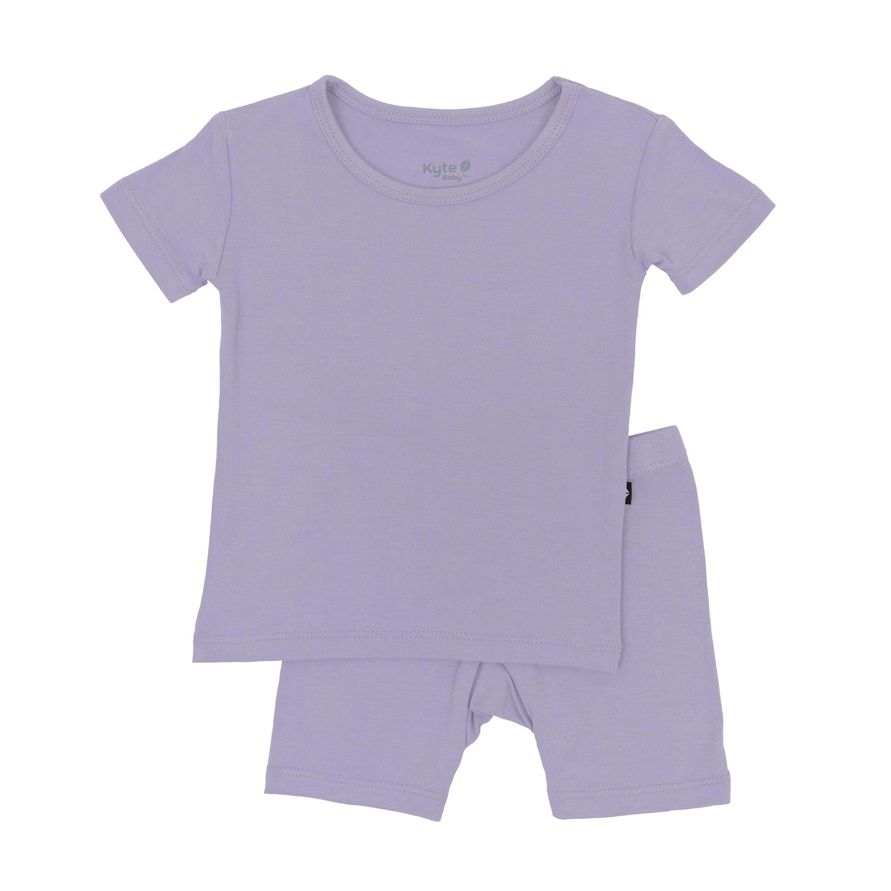 Short Sleeve Pajamas in Taro Secondary image